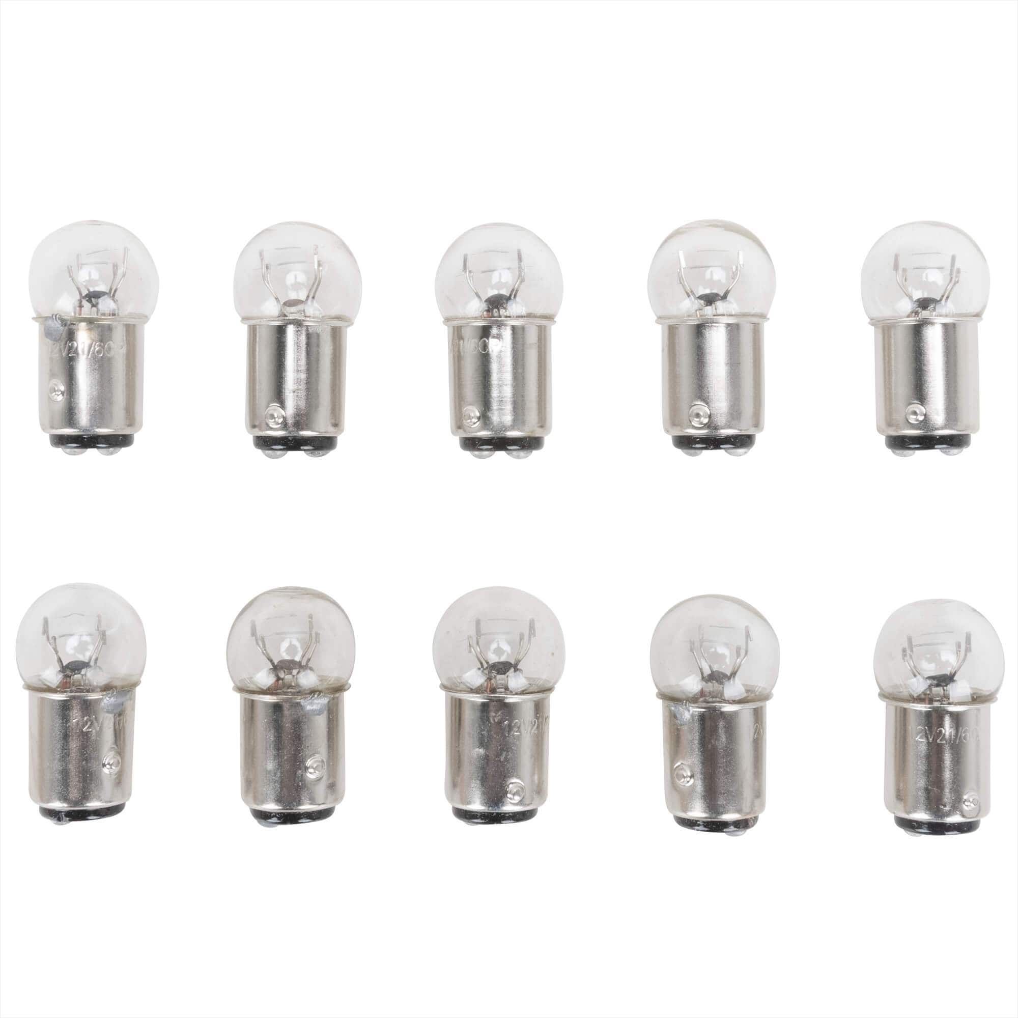 1157 Style Mini Replacement 12V Dual Filament Bulb - 10 Pack