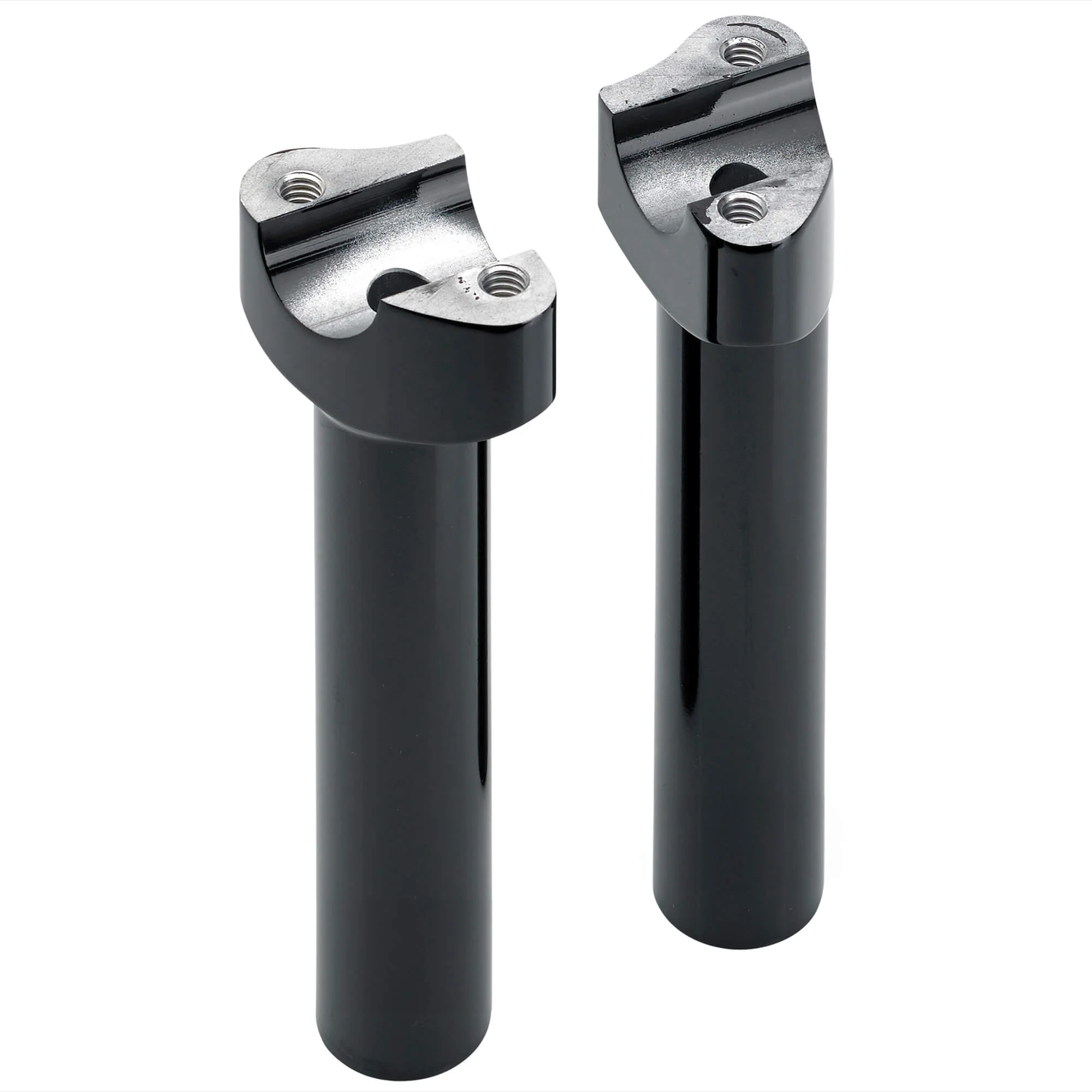 6-1/2 inch Forged Aluminum Handlebar Risers - Black - Image 2