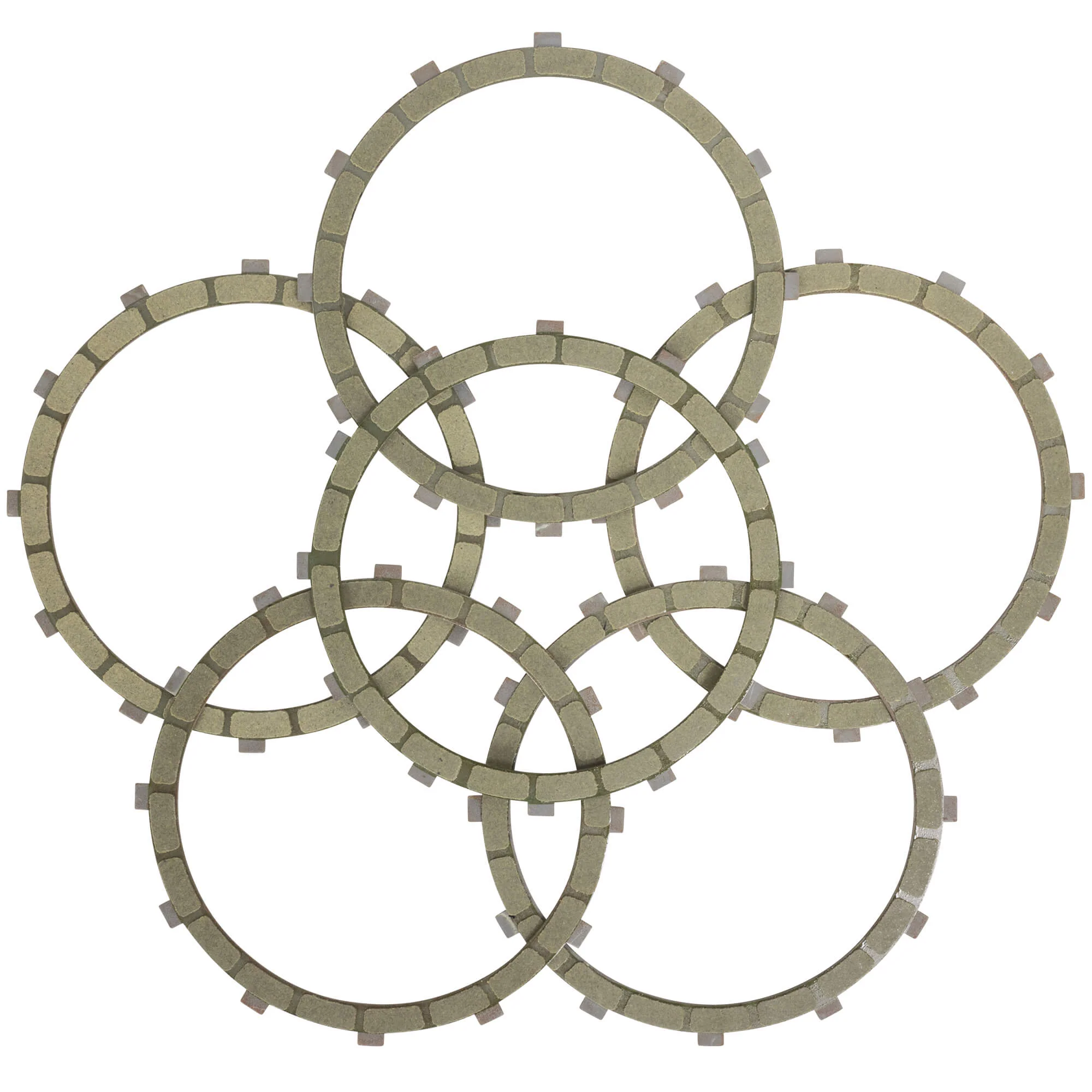 Aramid Fiber Clutch Plate Set L1984-1989 Harley-Davidson Big Twins