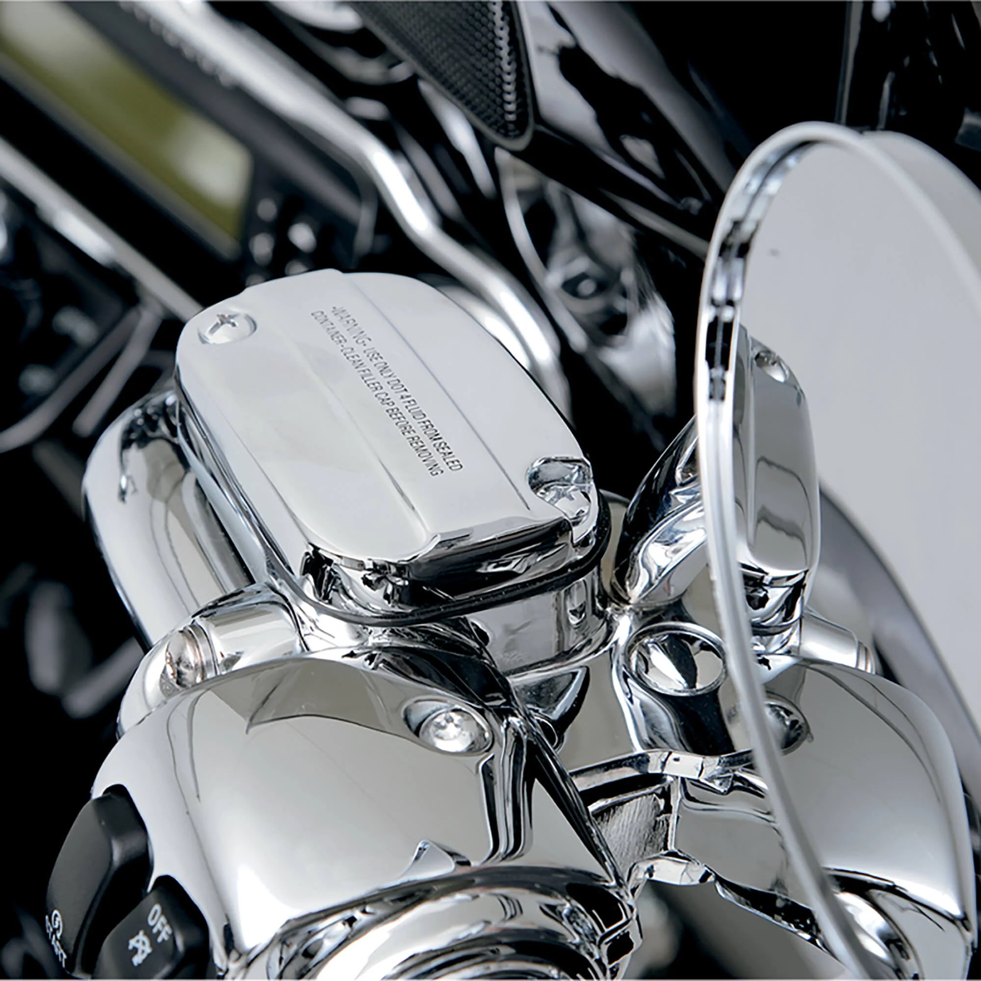 Brake/Mechanical Clutch Controls Kit - Chrome - 2008-13 Harley-Davidson FLHX/FLHT/FLTR/FLHR - Image 3