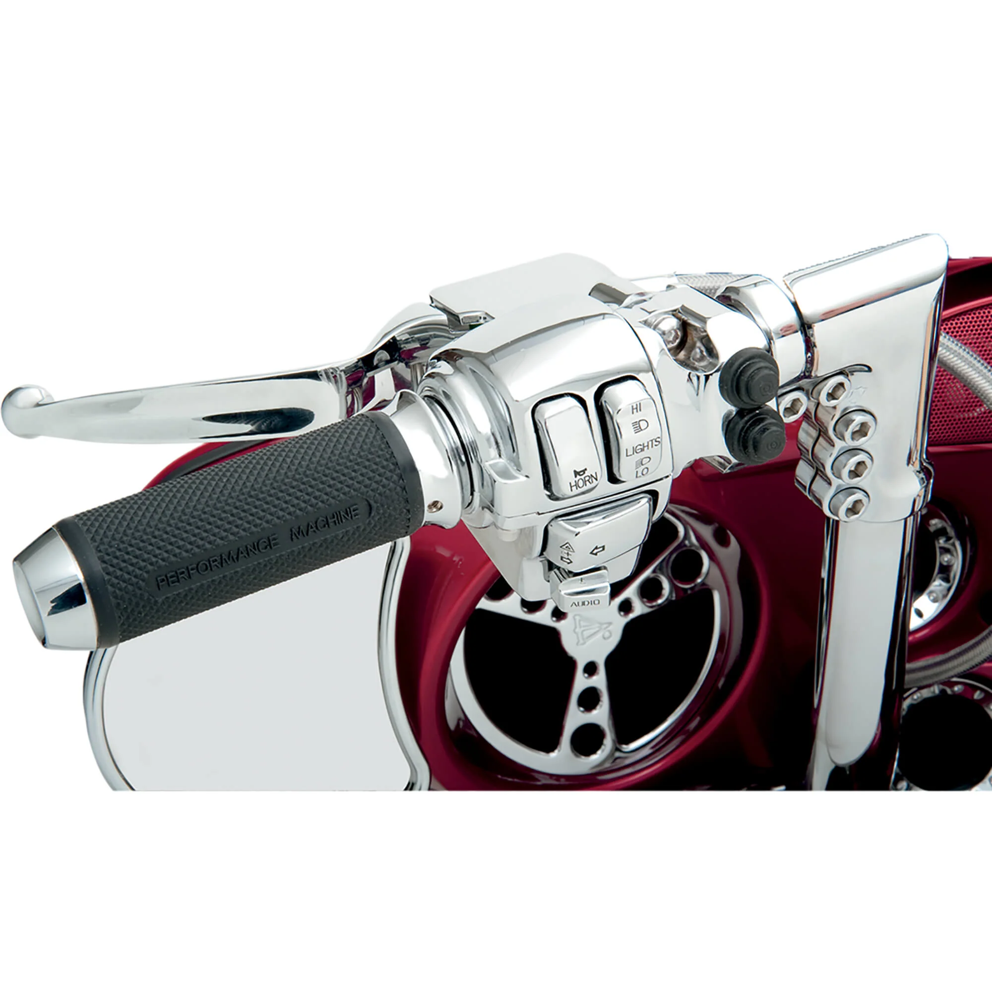 Brake/Mechanical Clutch Controls Kit - Chrome - 2008-13 Harley-Davidson FLHX/FLHT/FLTR/FLHR - Image 6