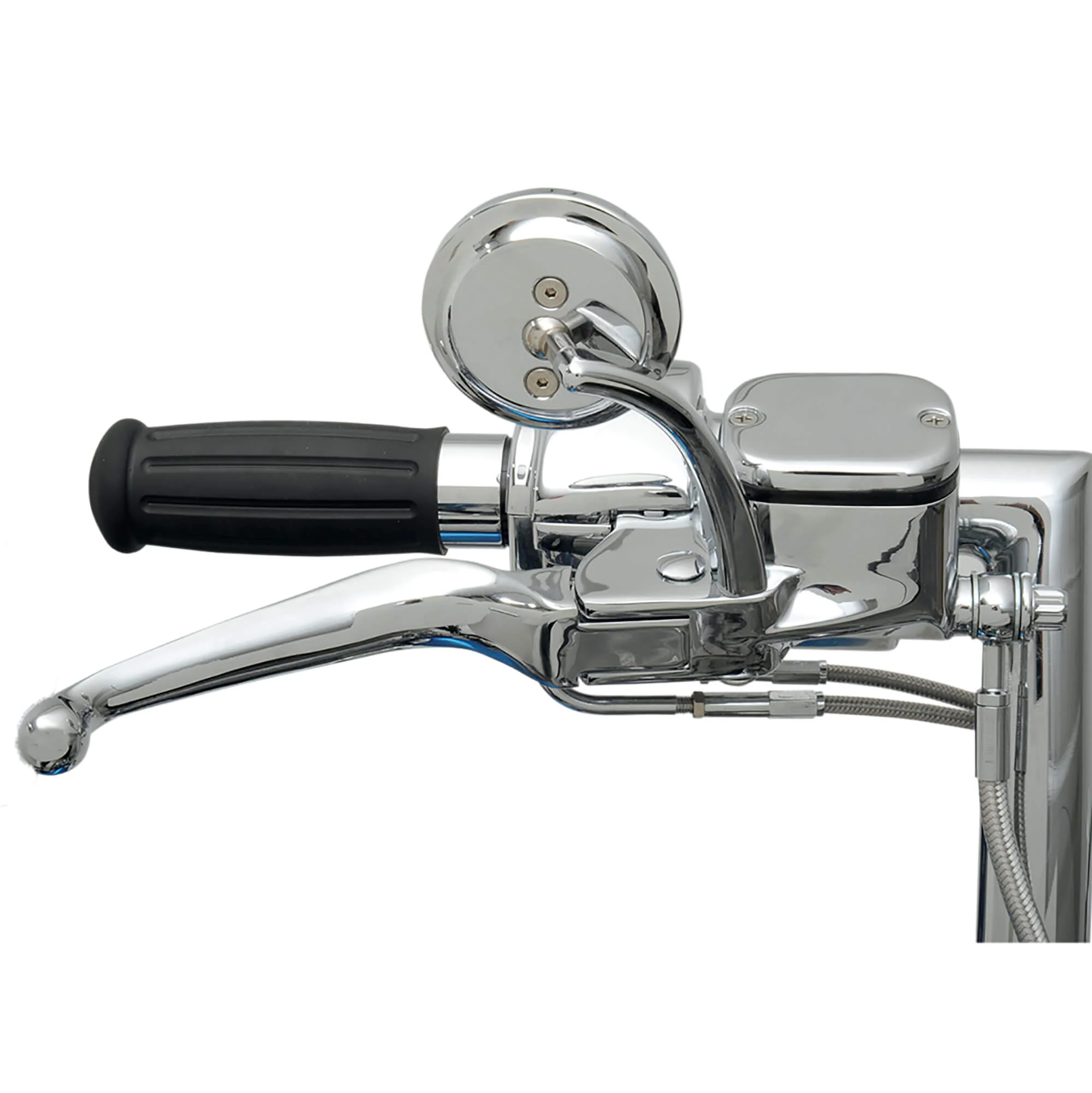 Brake/Mechanical Clutch Controls Kit w/o Switches - Chrome - 2011-14 FXS/FLS/FLST 11-13 FXCW/C 12-17 FXD/FXDWG - Image 2
