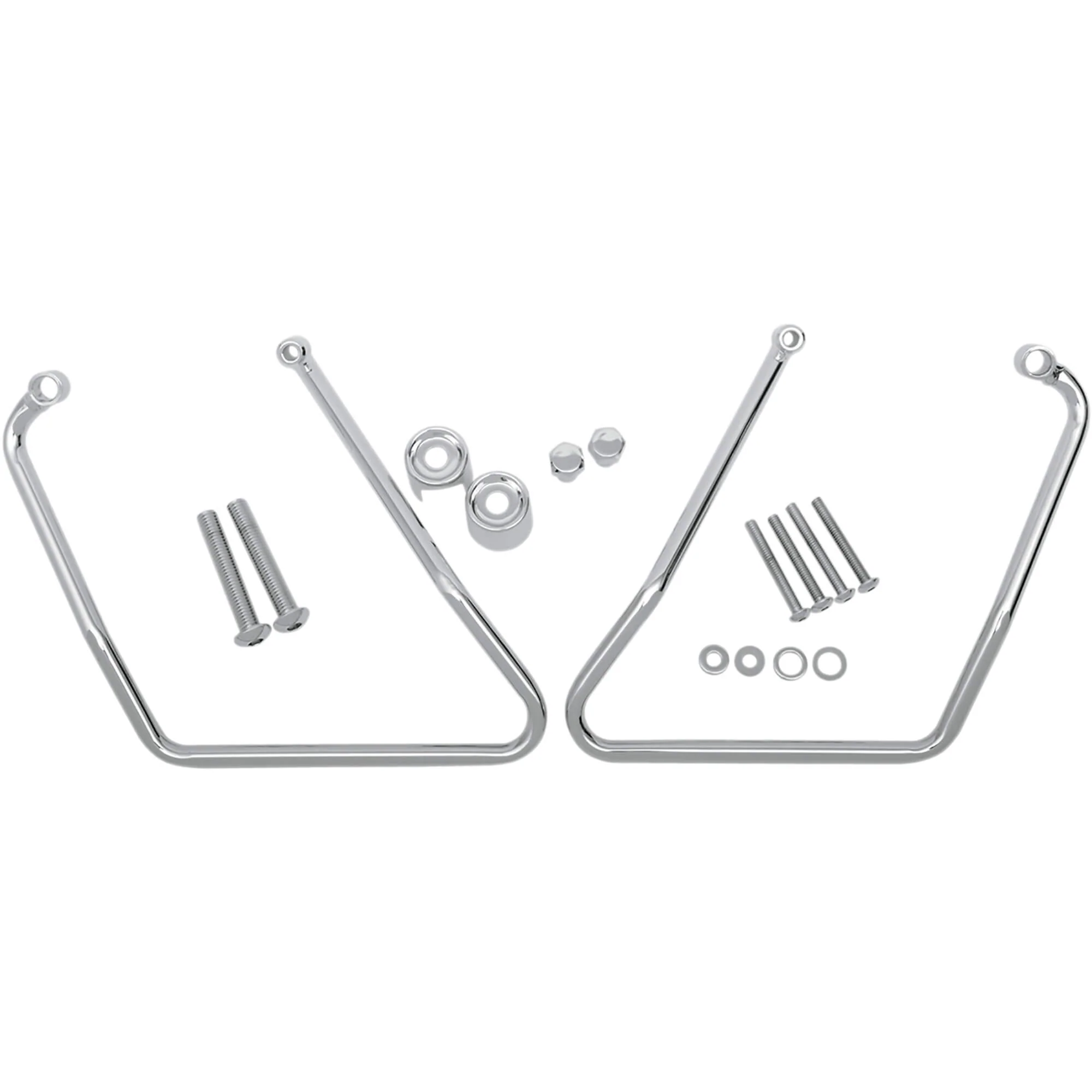 Chrome Saddlebag Support Brackets - 1994-2003 Harley-Davidson Sportster XL