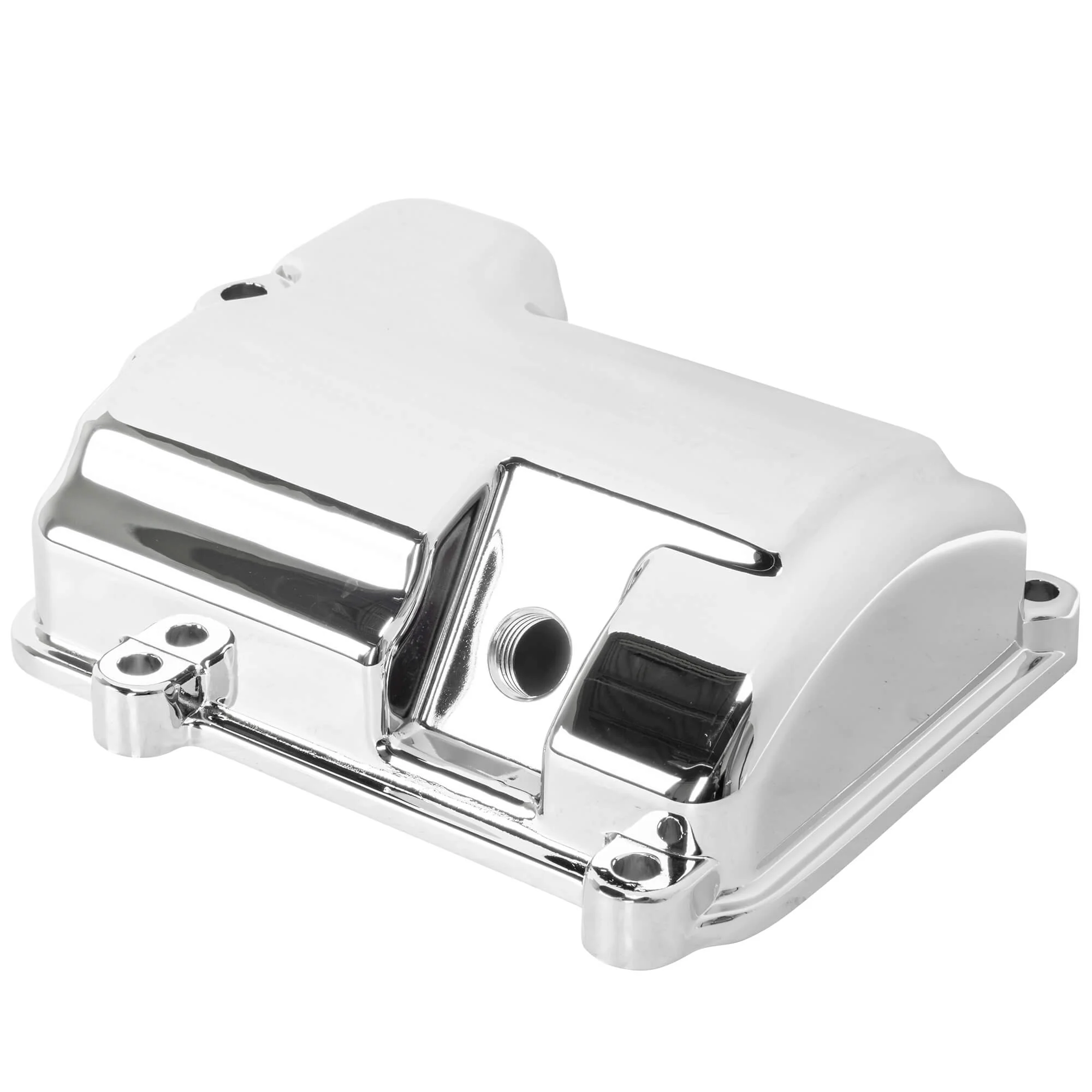 Chrome Transmission Top Cover 1987-1999 Harley-Davidson EVO Big Twins w/ 5-Speed Transmission - Image 2