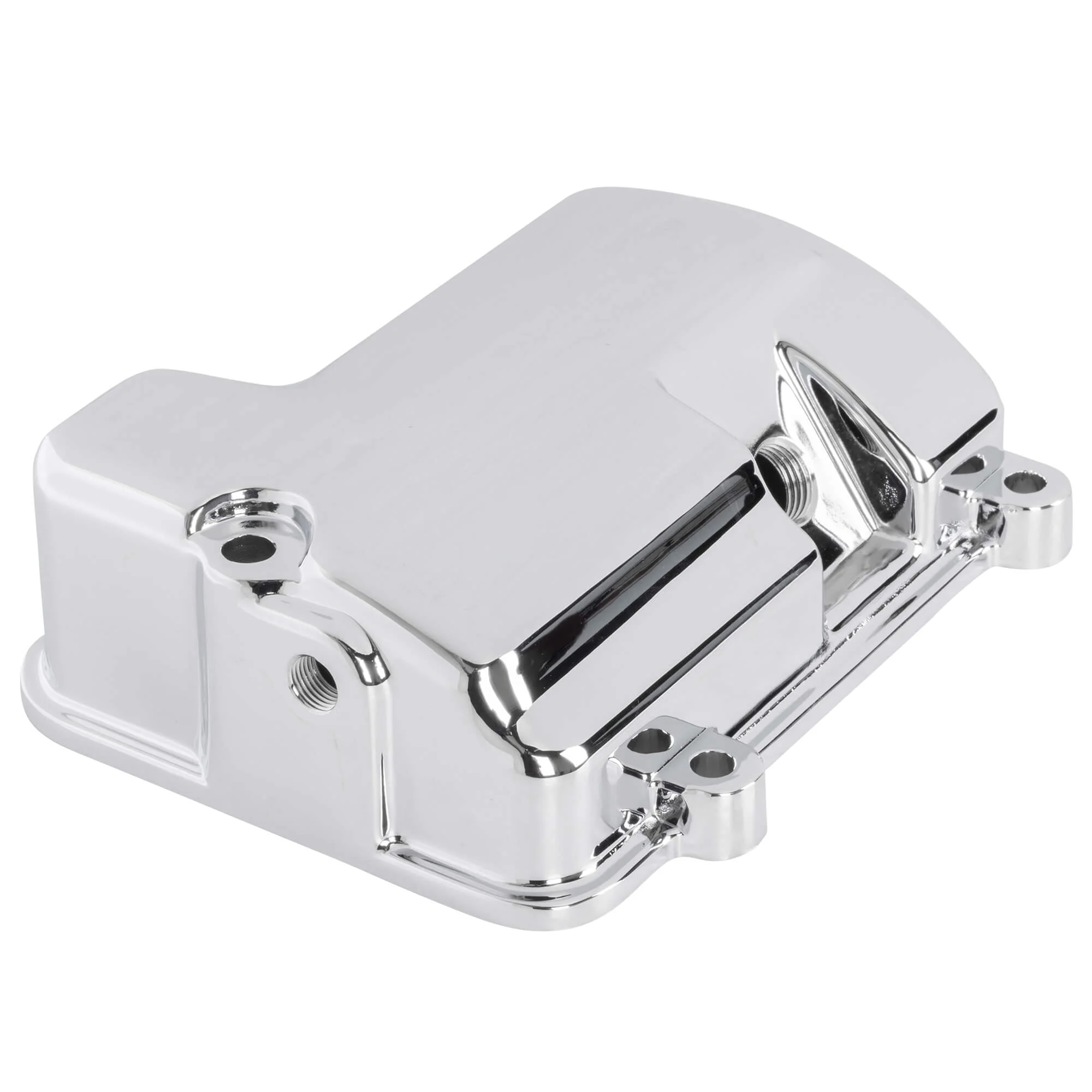 Chrome Transmission Top Cover 1987-1999 Harley-Davidson EVO Big Twins w/ 5-Speed Transmission - Image 3