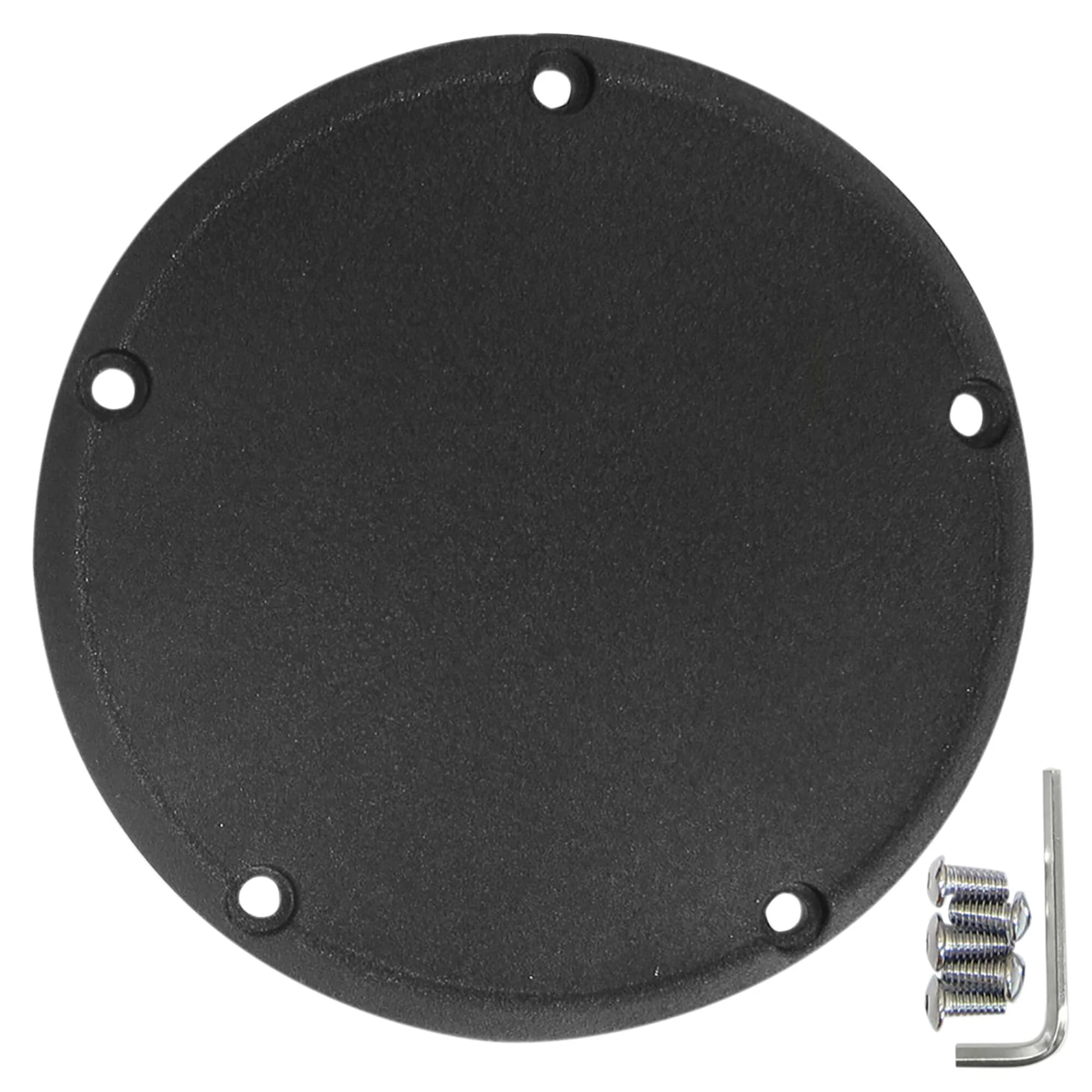Derby Cover - Wrinkle Black - 1999-2018 Harley-Davidson Big Twin/Twin Cam - Image 2