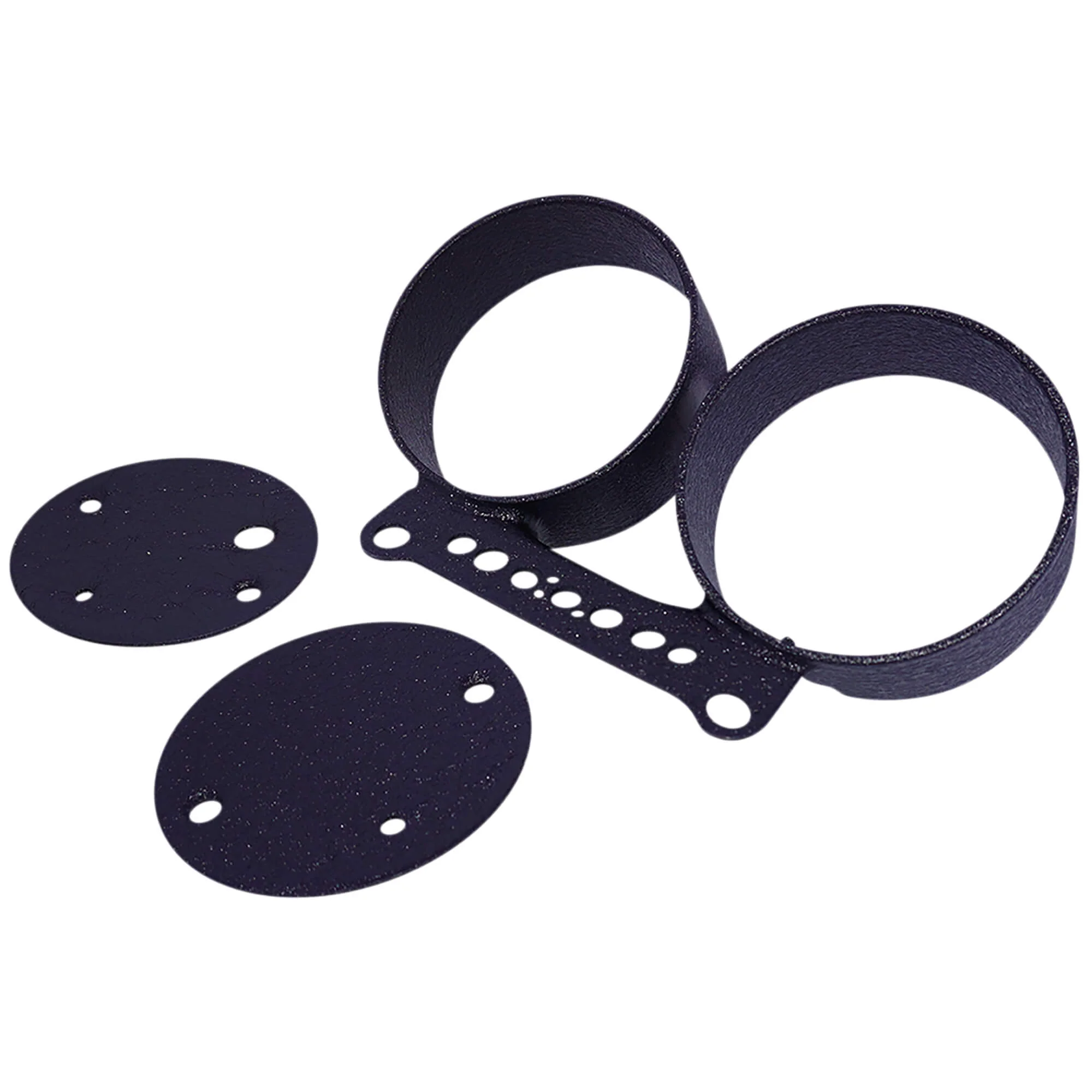 Dual Gauge Bracket - Black - 1995-2001 Harley-Davidson XL1200 99-05 FXDX 95-00 FXDX-CONV
