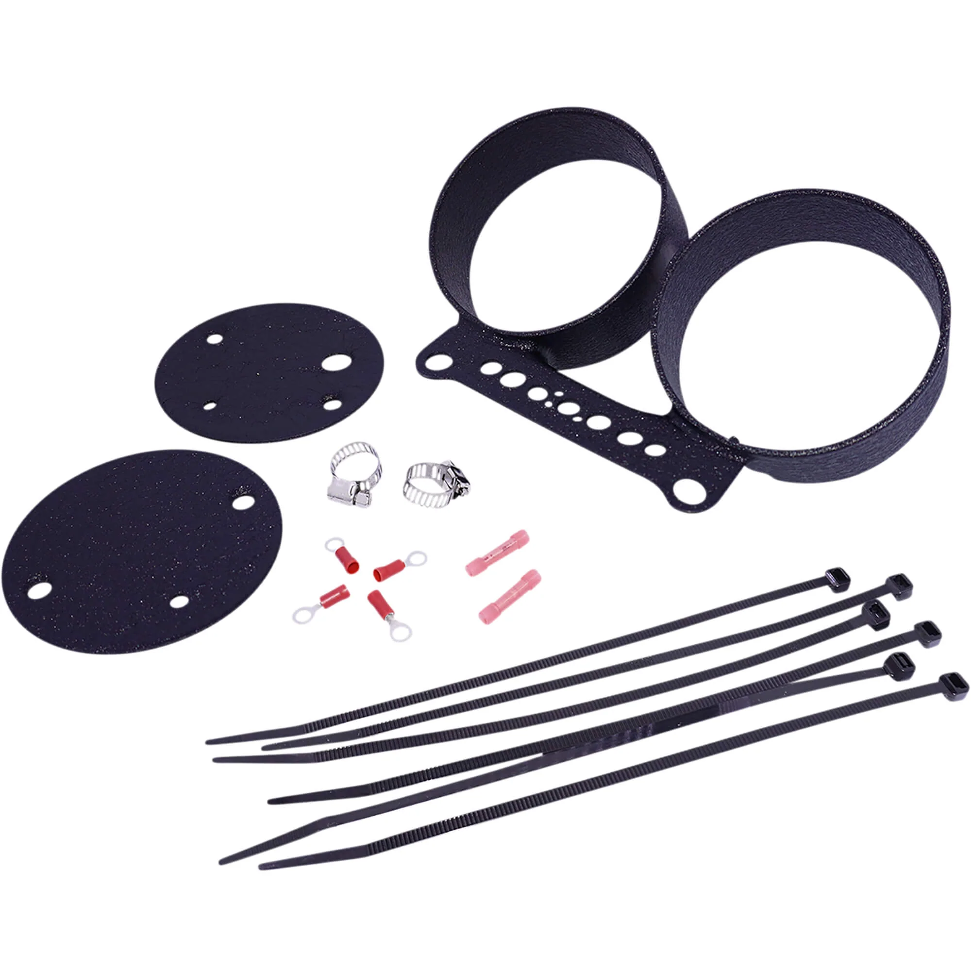 Dual Gauge Bracket - Black - 1995-2001 Harley-Davidson XL1200 99-05 FXDX 95-00 FXDX-CONV - Image 2