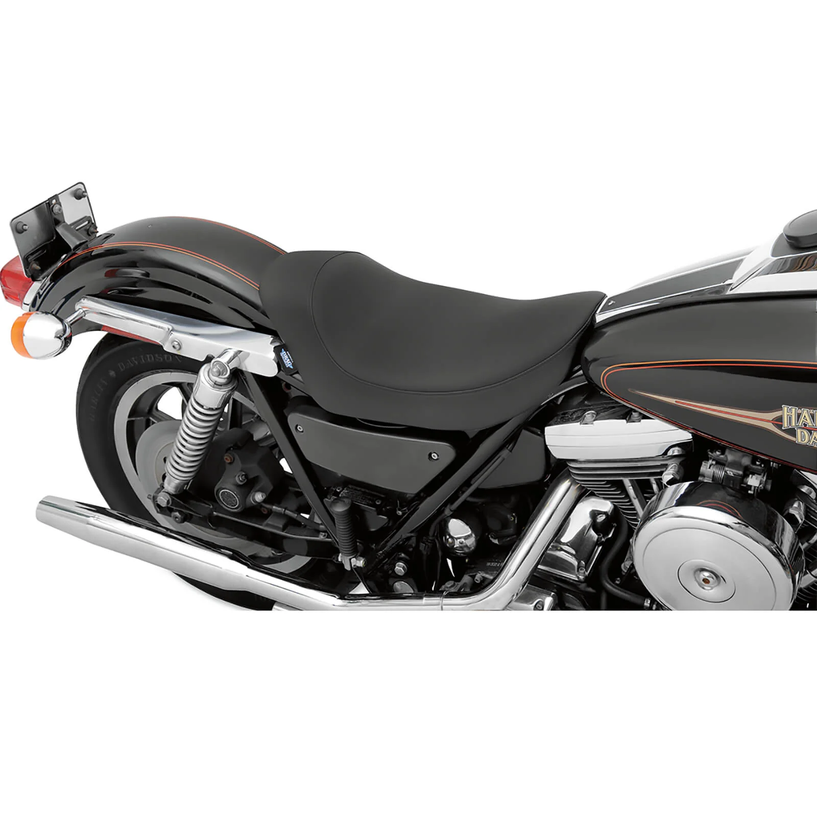 EZ-On Solo Seat - Smooth - 1982-2000 Harley-Davidson FXR - Image 2