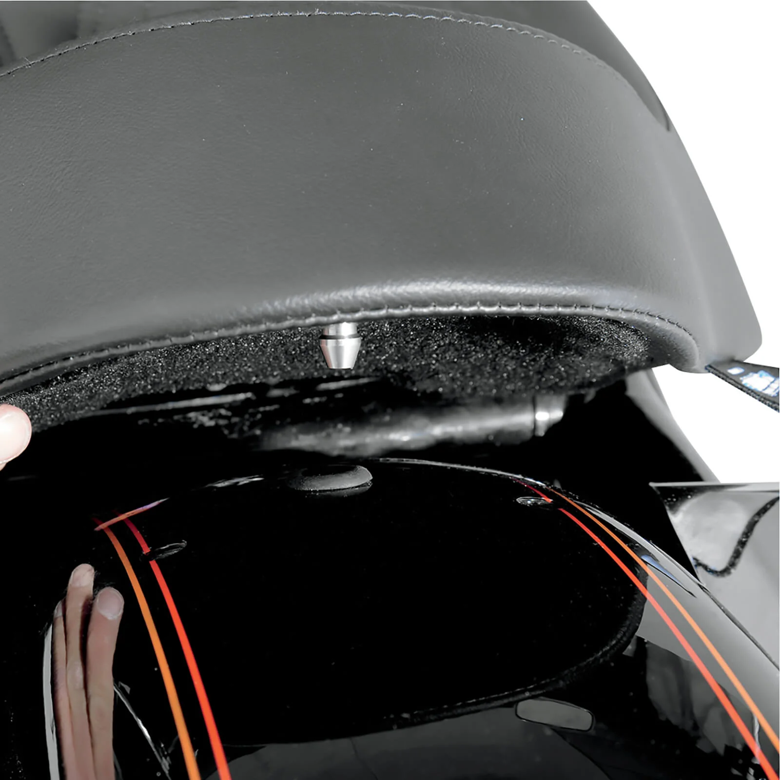 EZ-On Solo Seat - Smooth - 1982-2000 Harley-Davidson FXR - Image 5