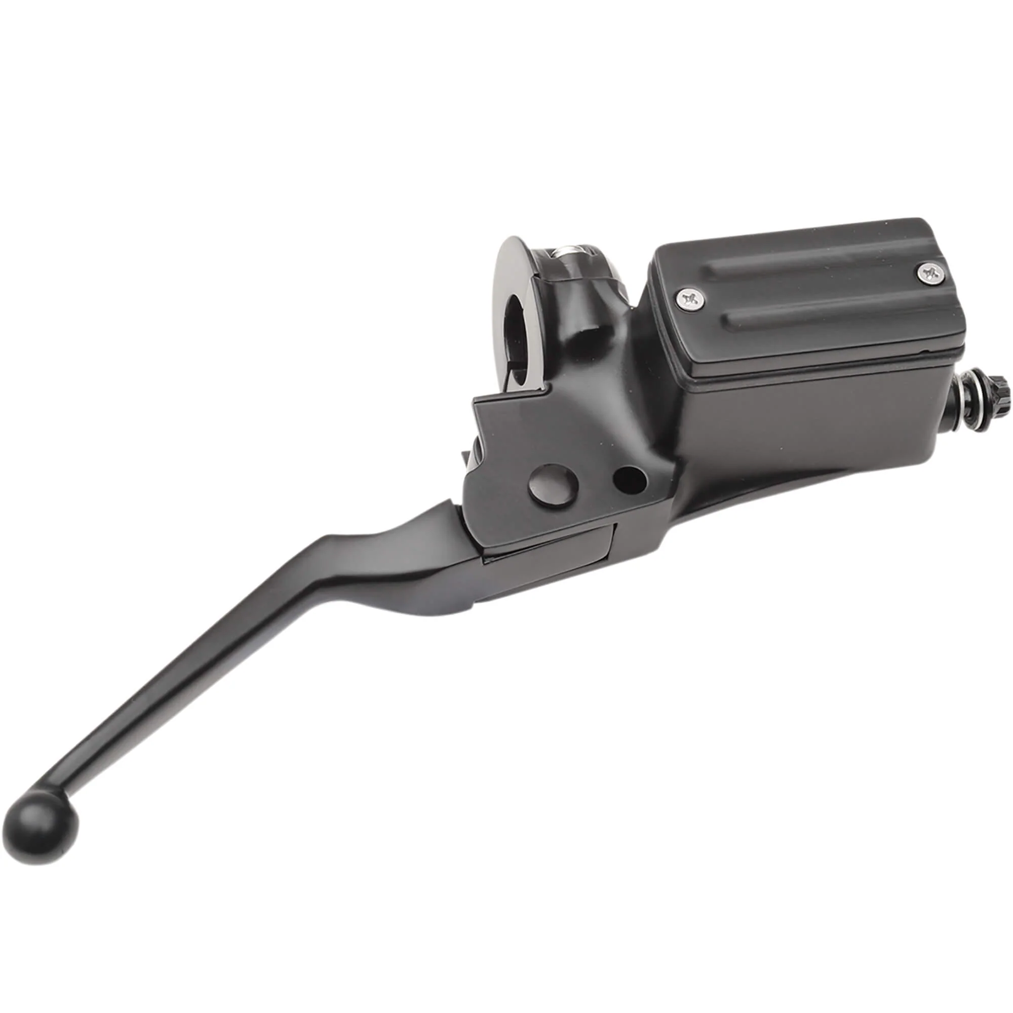 Front Brake Master Cylinder Assembly - Black - Dual Disc 1982-85 Harley-Davidson Big Twin and Sportster XL