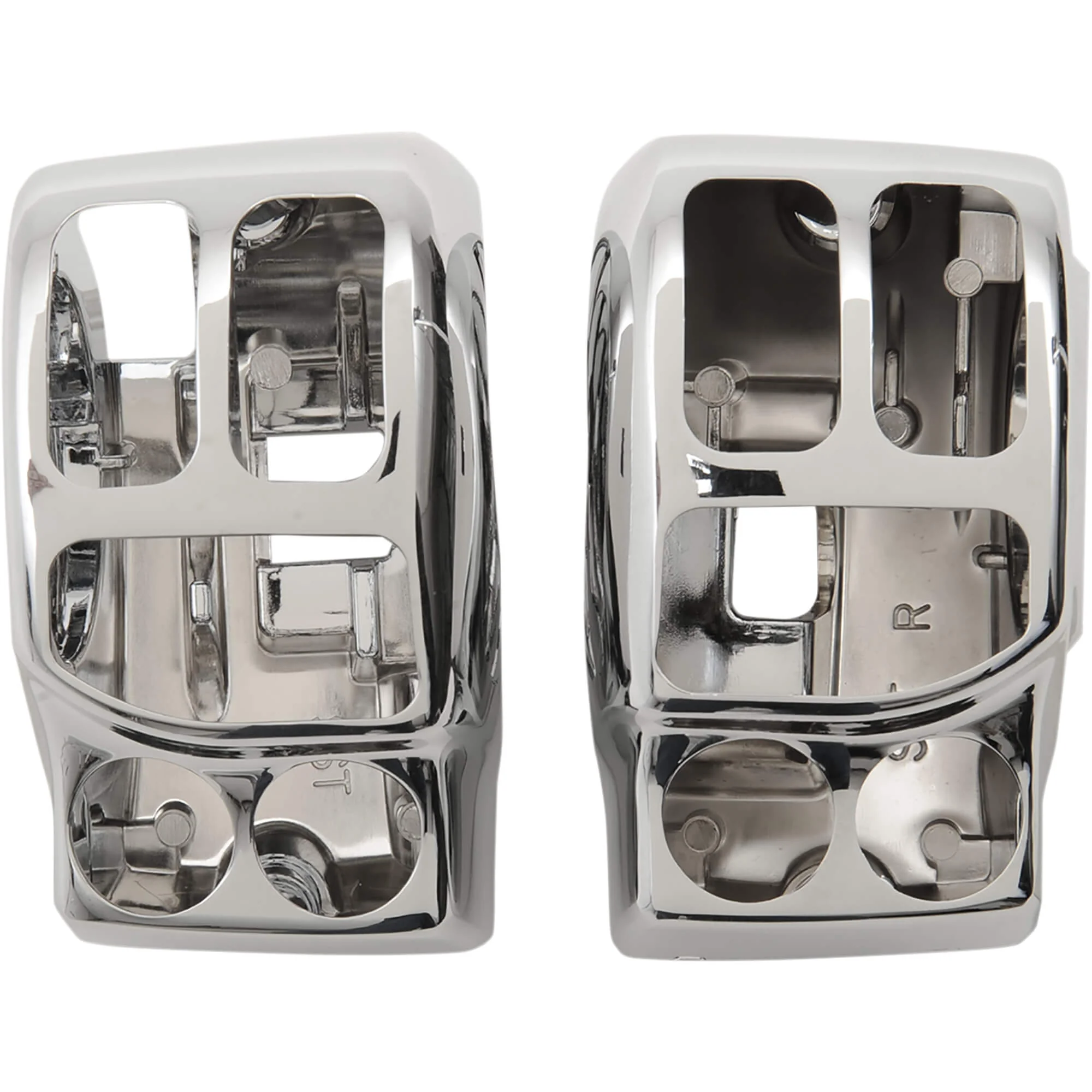 Handlebar Switch Housing Kit - Chrome - 2014-20 Harley-Davidson FLHT/FLHX/FLHR