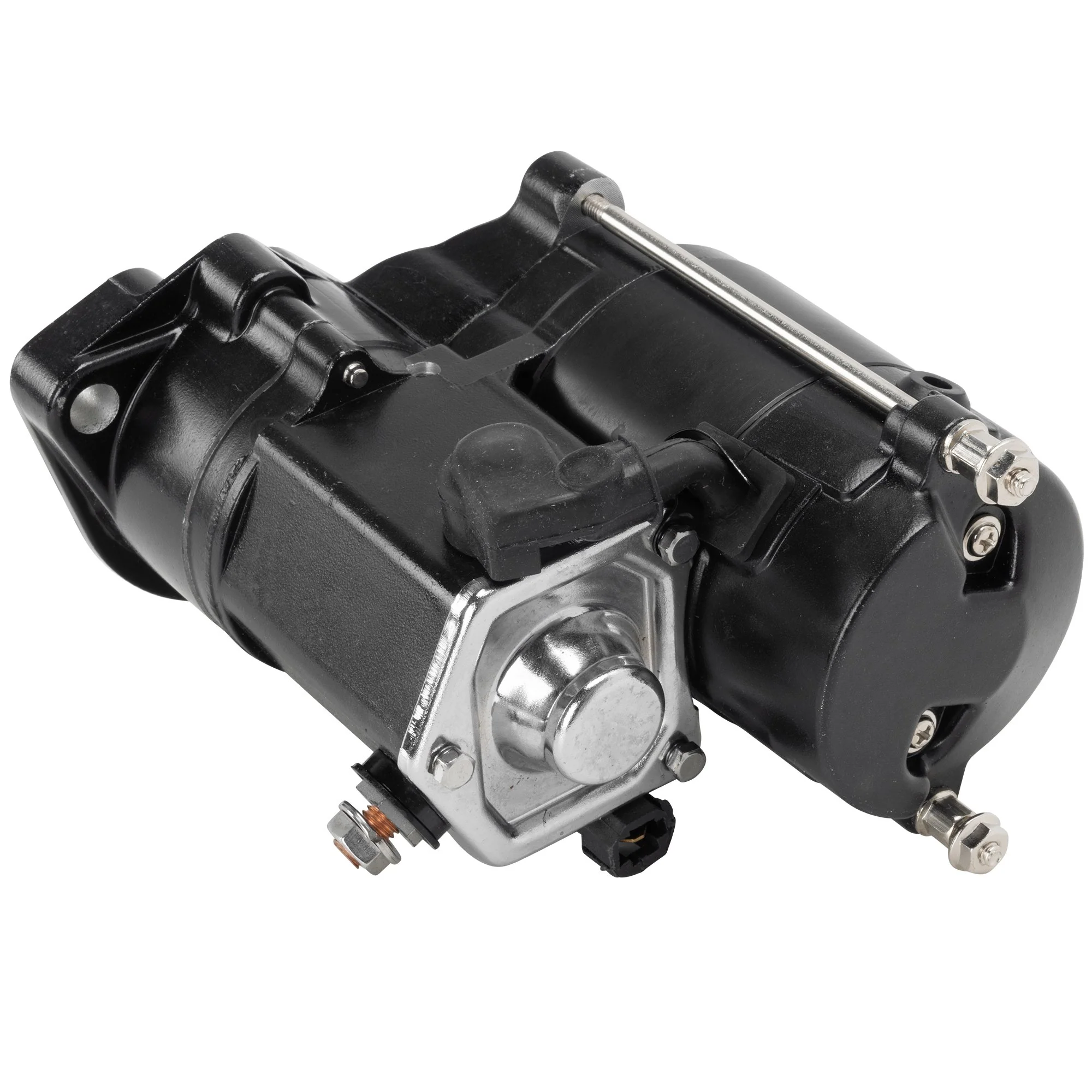 Replacement  Starter - 1990-2006 Harley-Davidson Big Twin/Twin Cam - Black - Image 7