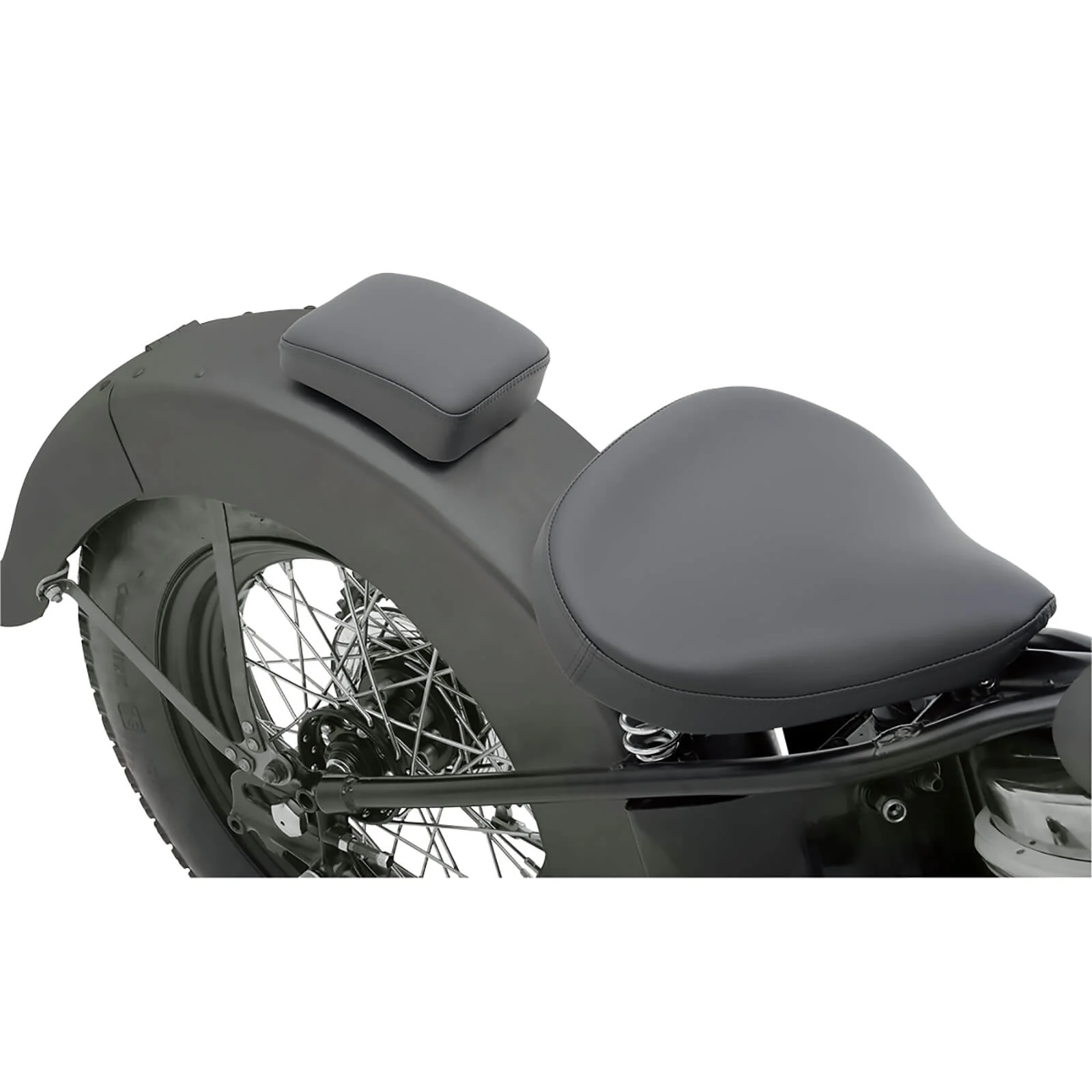 Small Pillion P-Pad - Black - Smooth - Image 2