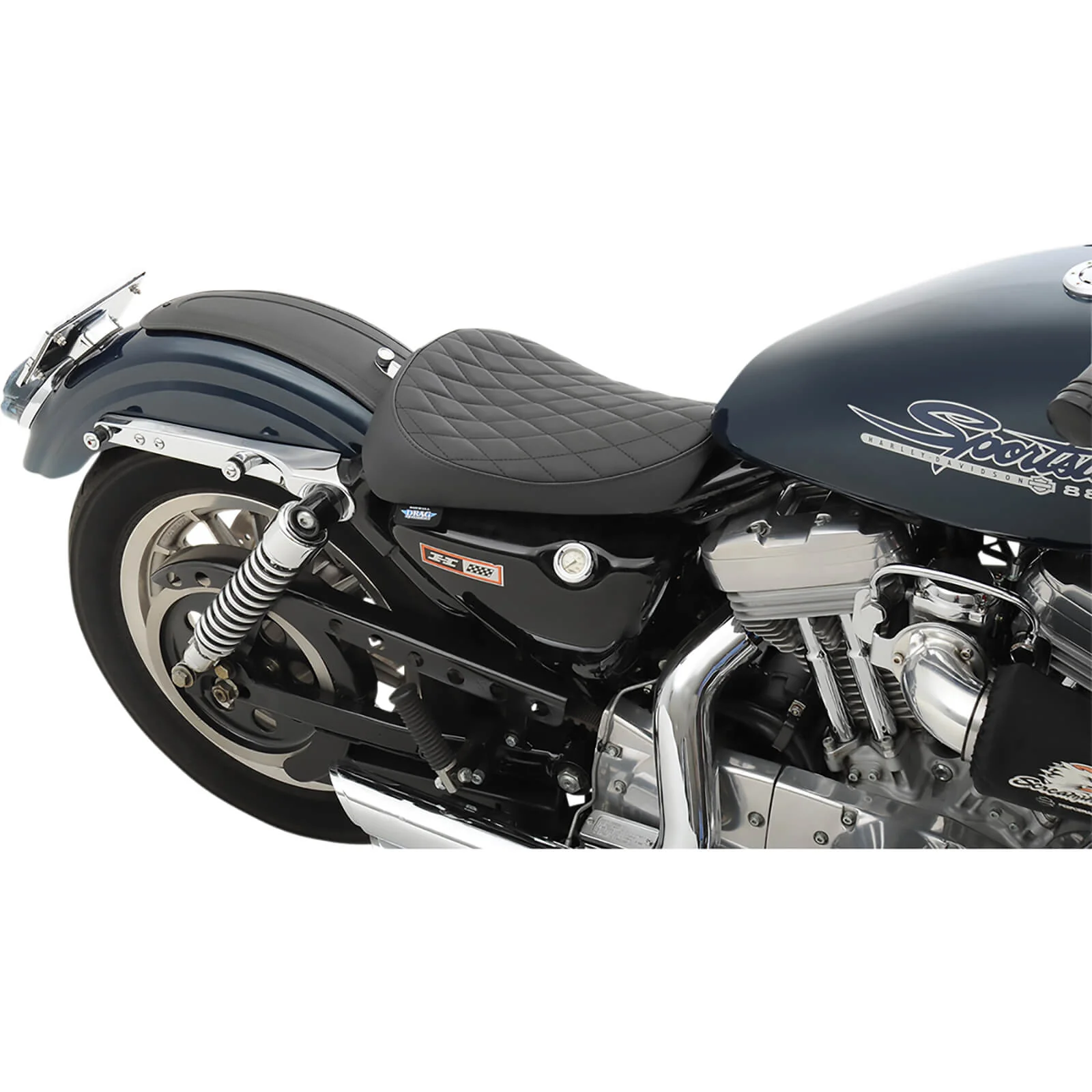 Solo Seat - Diamond - 1982-2003 Harley-Davidson Sportster XL - Image 2