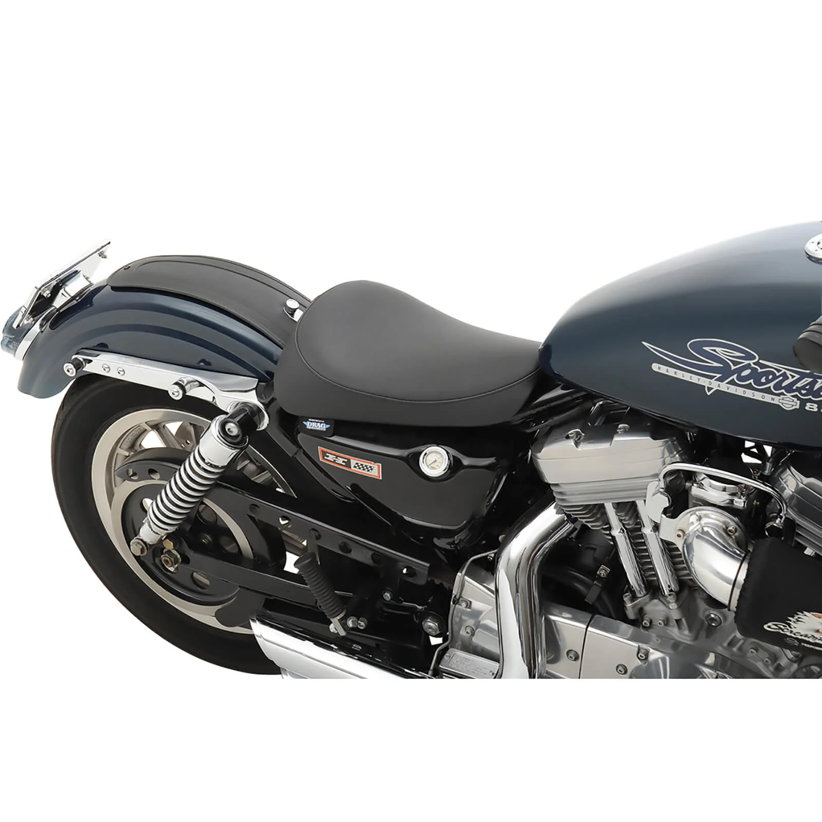 Solo Seat - Smooth - 1982-2003 Harley-Davidson Sportster XL - Image 2