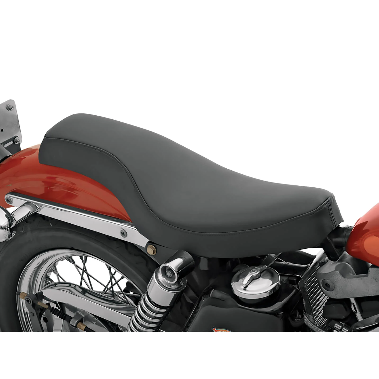 Spoon Style 2-Up Seat - Smooth - 1957-78 Harley-Davidson Sportster XL - Image 2