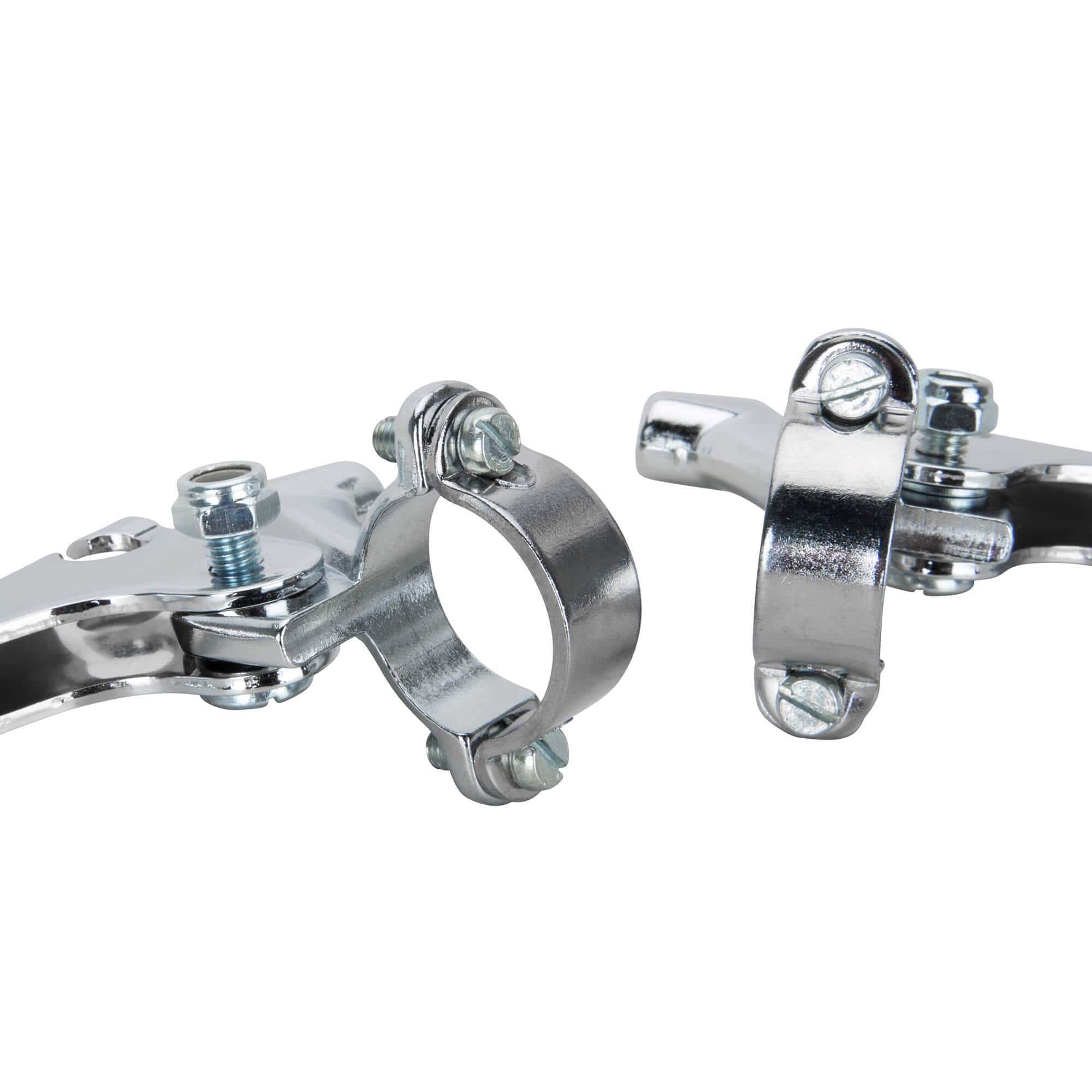 Chromed Steel Brake and Clutch Blade Levers Control Set for 1 inch Bars - Image 4