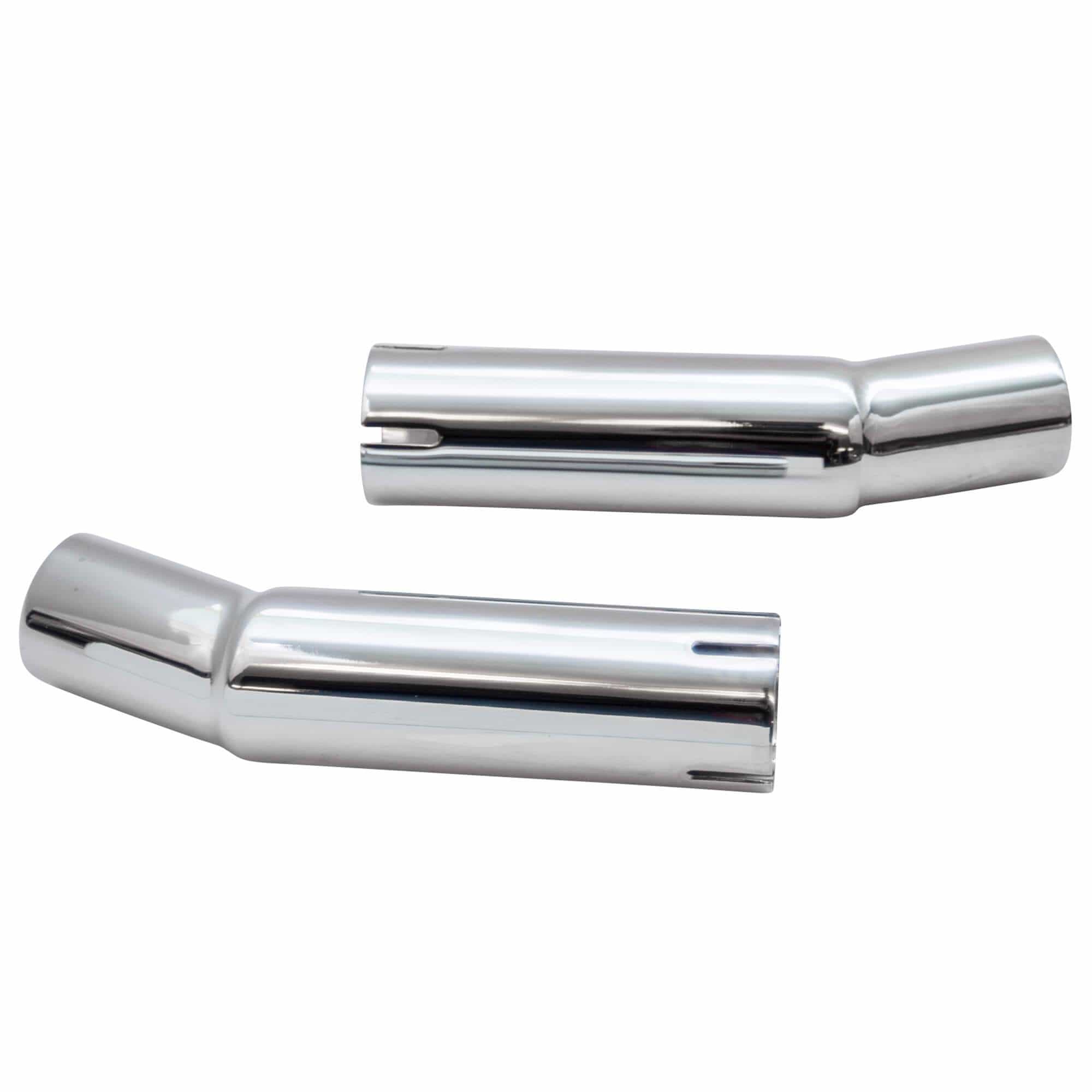 Modern Triumph T100 T120 Bonneville Exhaust Muffler Adapters - Upswept - Image 3