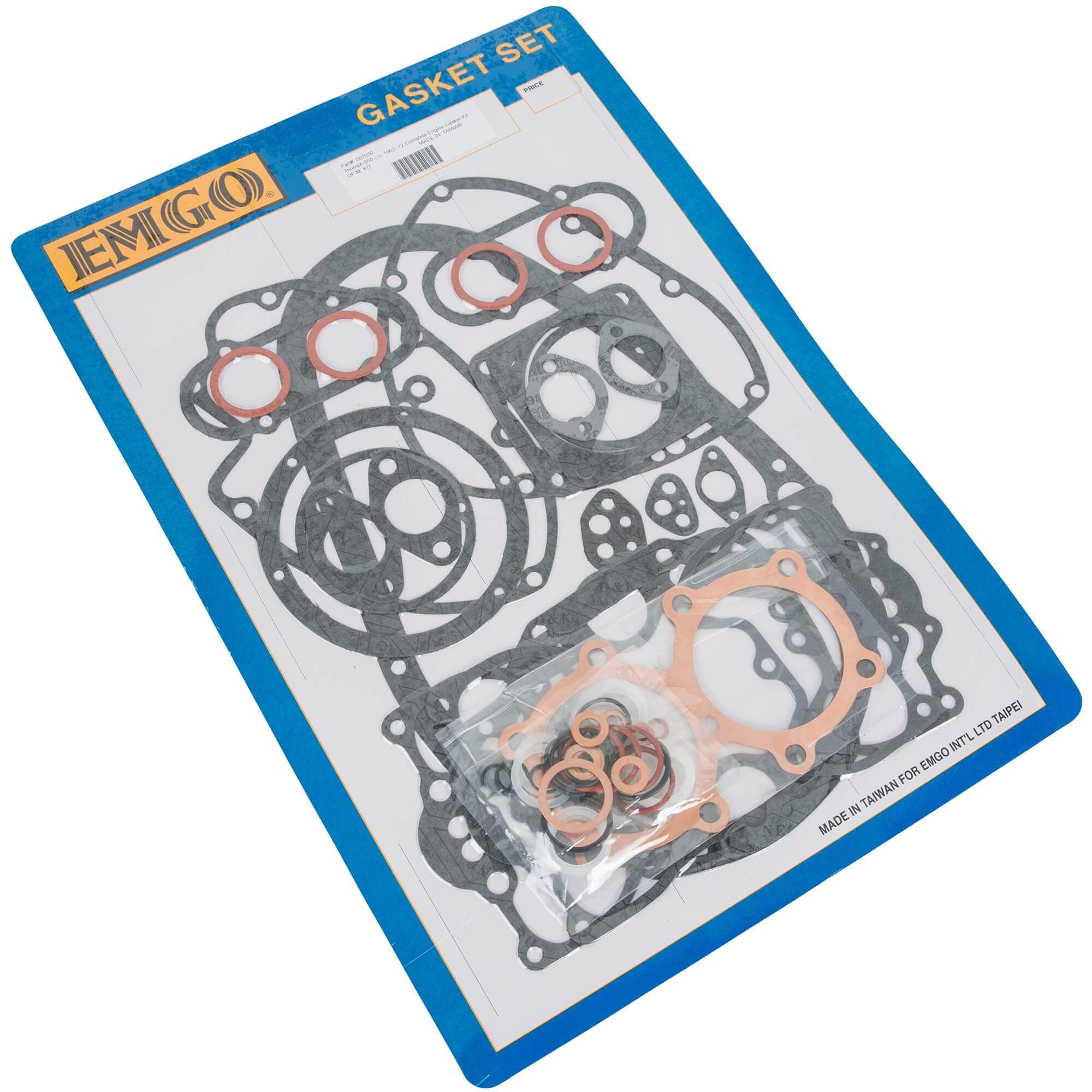 Triumph 650 c.c. 1963 - 1972 Complete Engine Gasket Kit