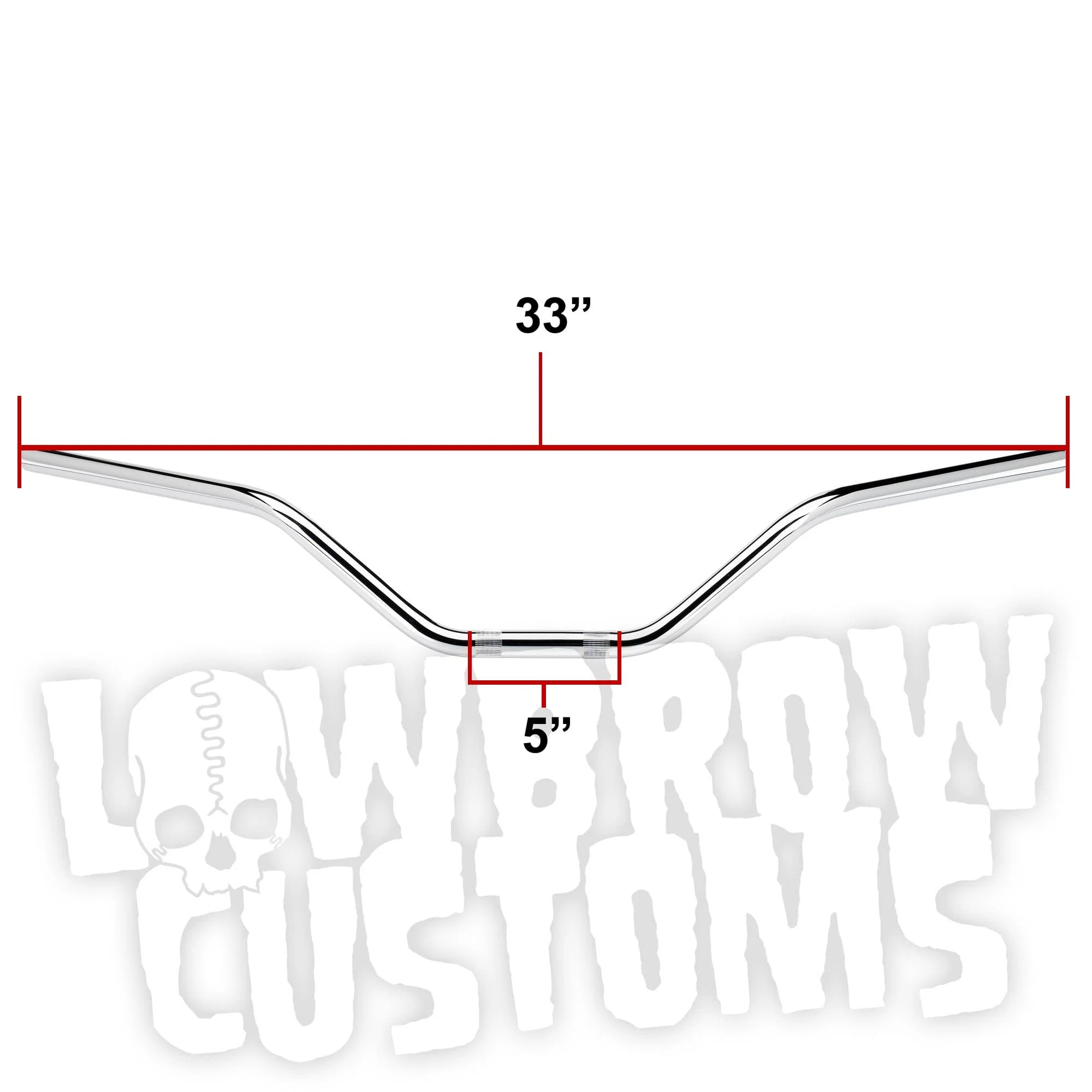 Triumph Reproduction Handlebars - 7/8 inch Western Bend - Image 3