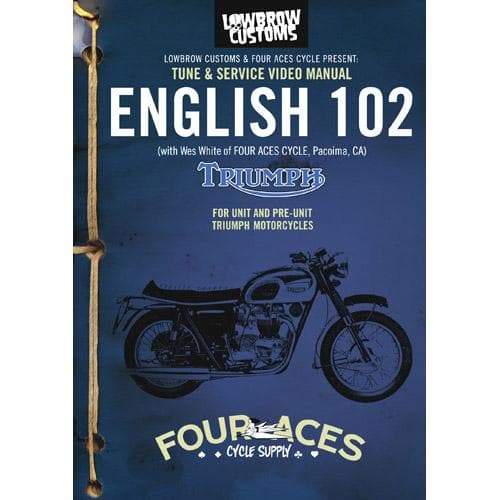 English 102 DVD Classic Triumph Motorcycle Maintenance Video Manual