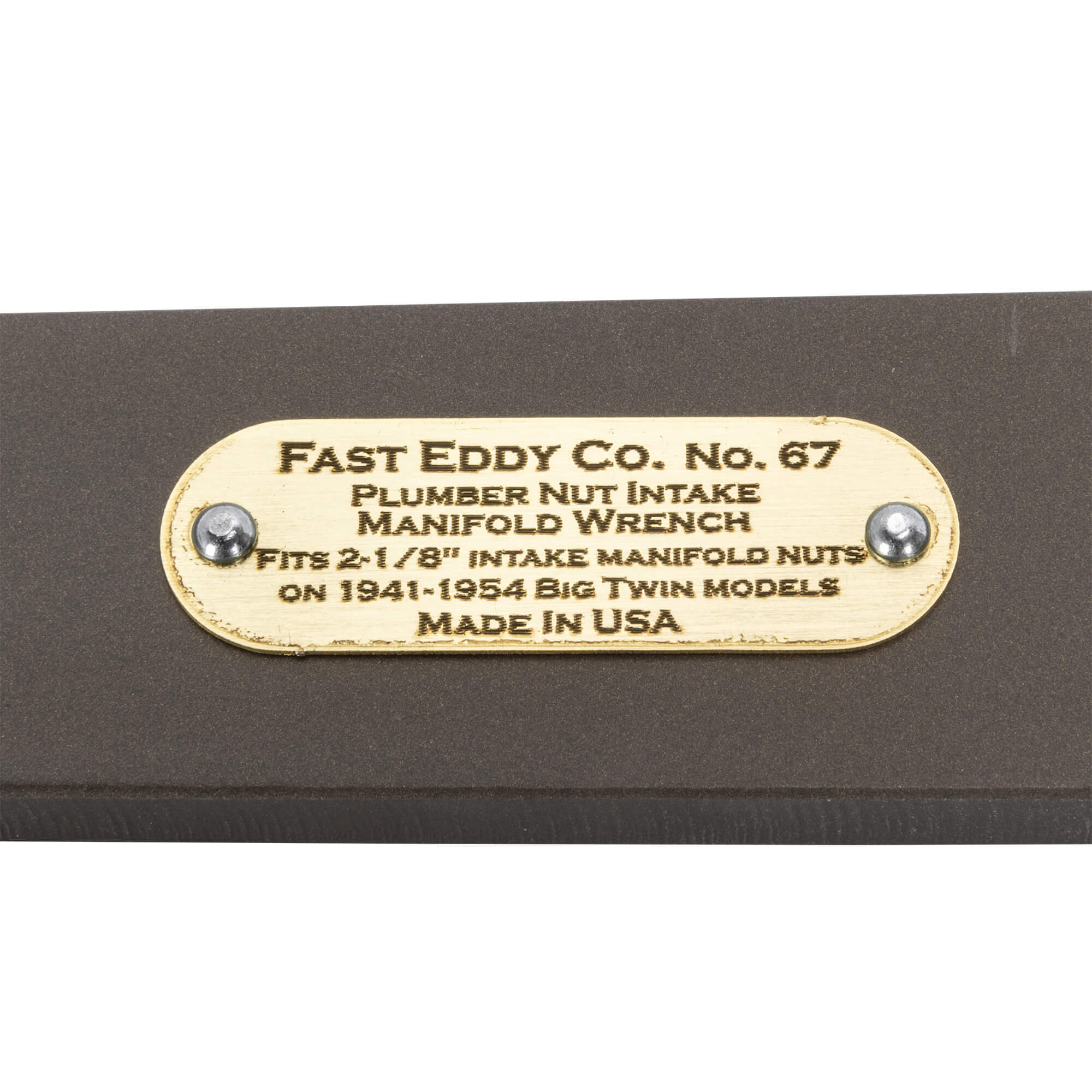 No. 67 Plumber Nut Intake Wrench for 1941-1954 Harley-Davidson FL Large Style Intakes - Image 4