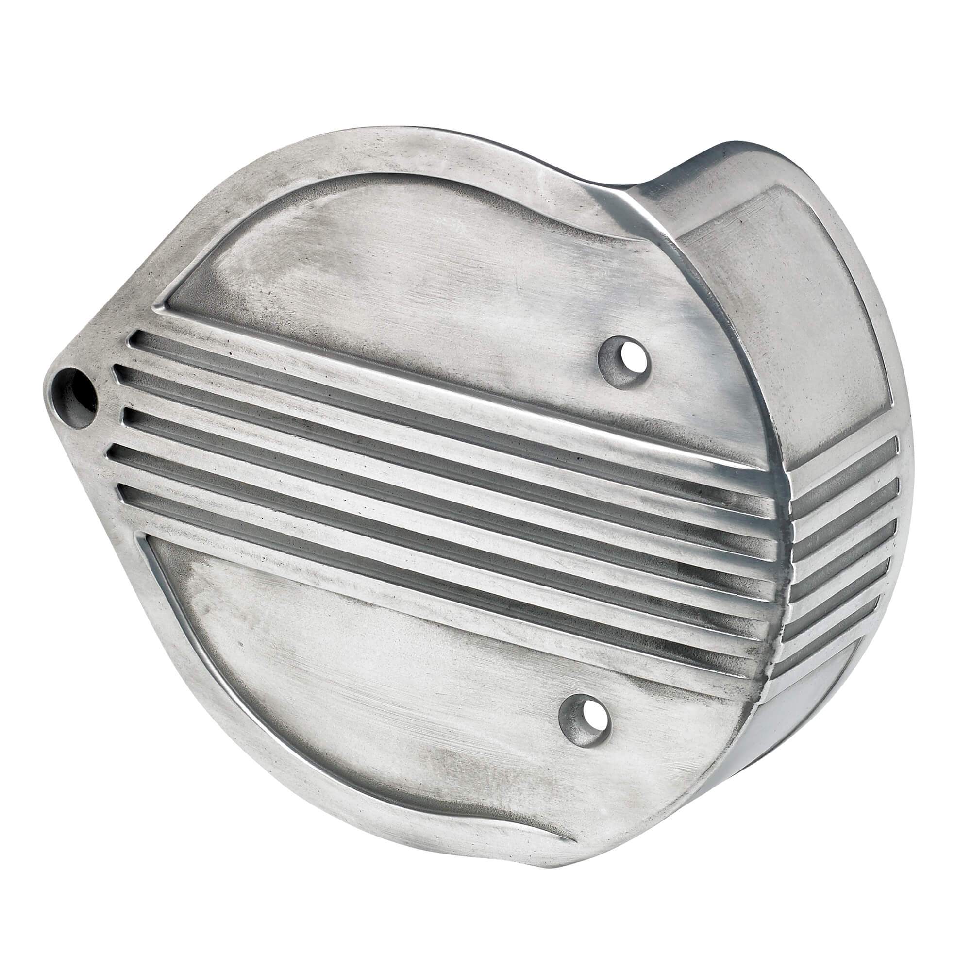 Finned Air Cleaner Cover for S&S Super E/G - Semi Polished