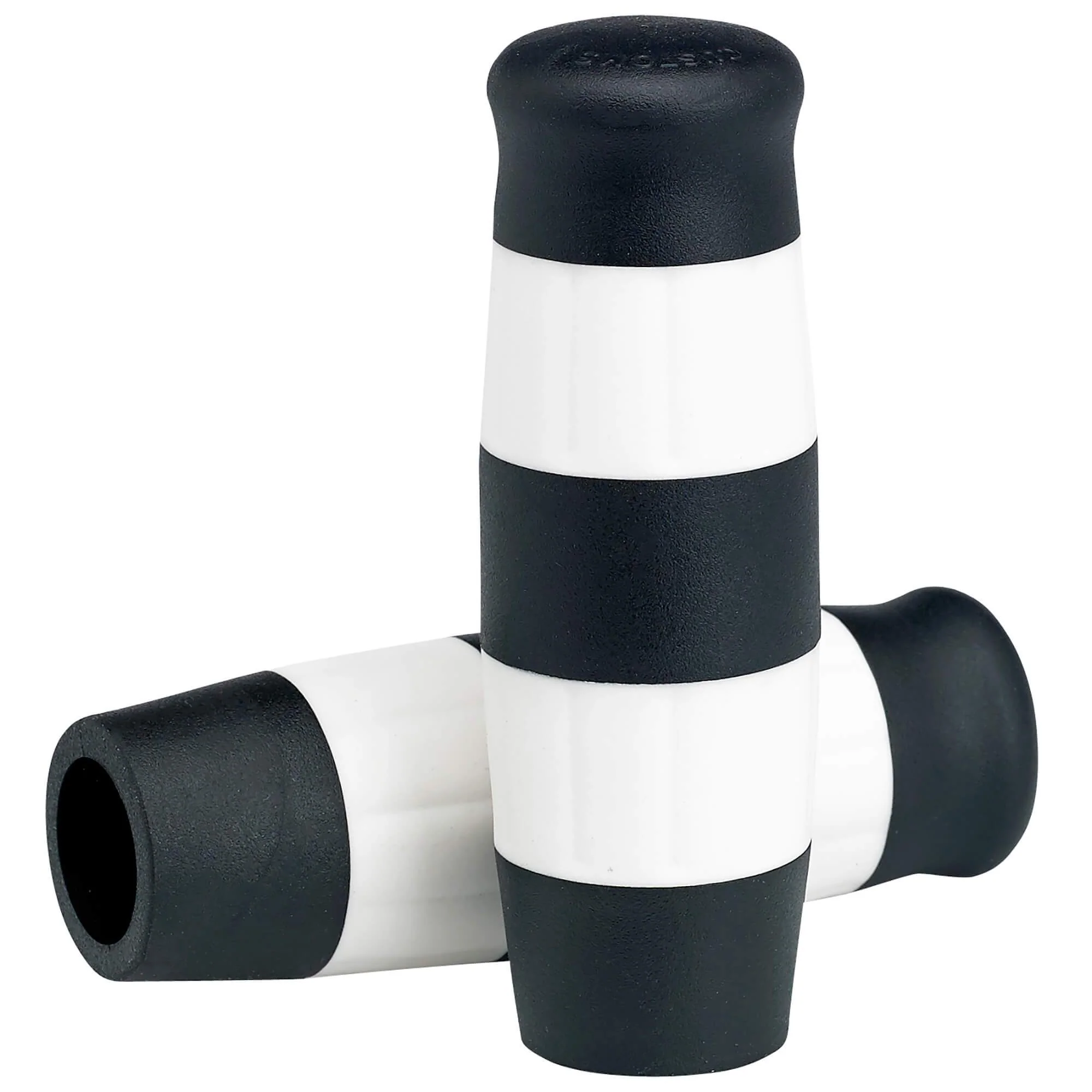 Flying Monkey Grips - Black and White Stripes - 1 inch