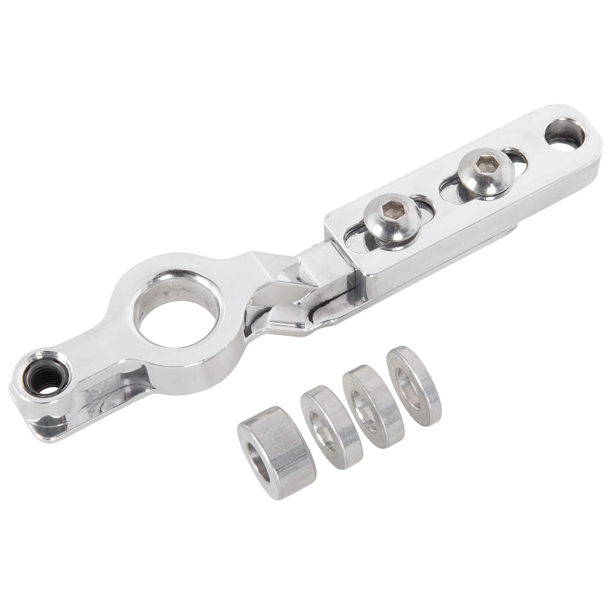 Carb Arm Support Bracket for Harley-Davidson Ironheads and Shovelheads - Polished - Image 2