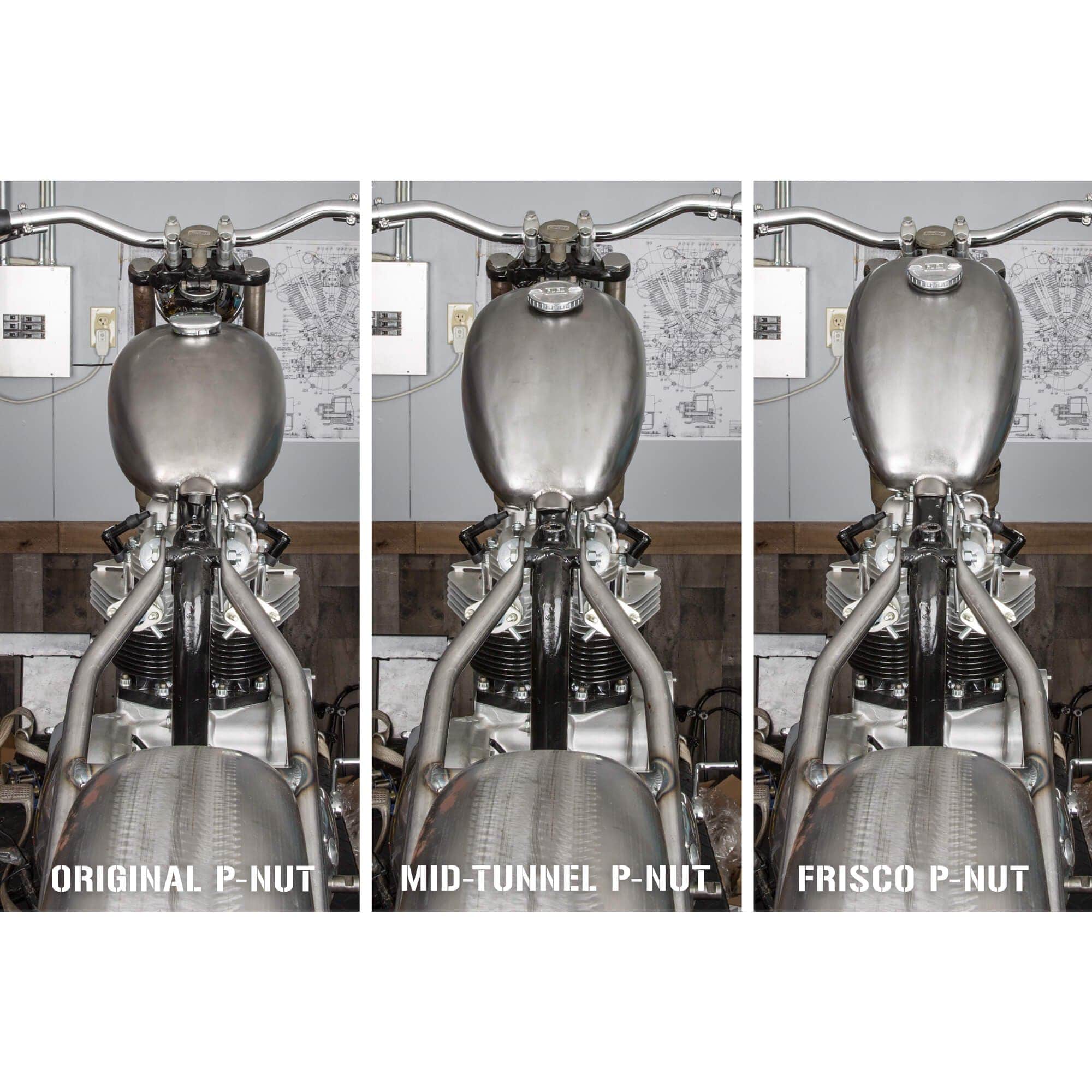P-Nut Frisco Shallow Tunnel Gas Tank 2 gallon - Image 13