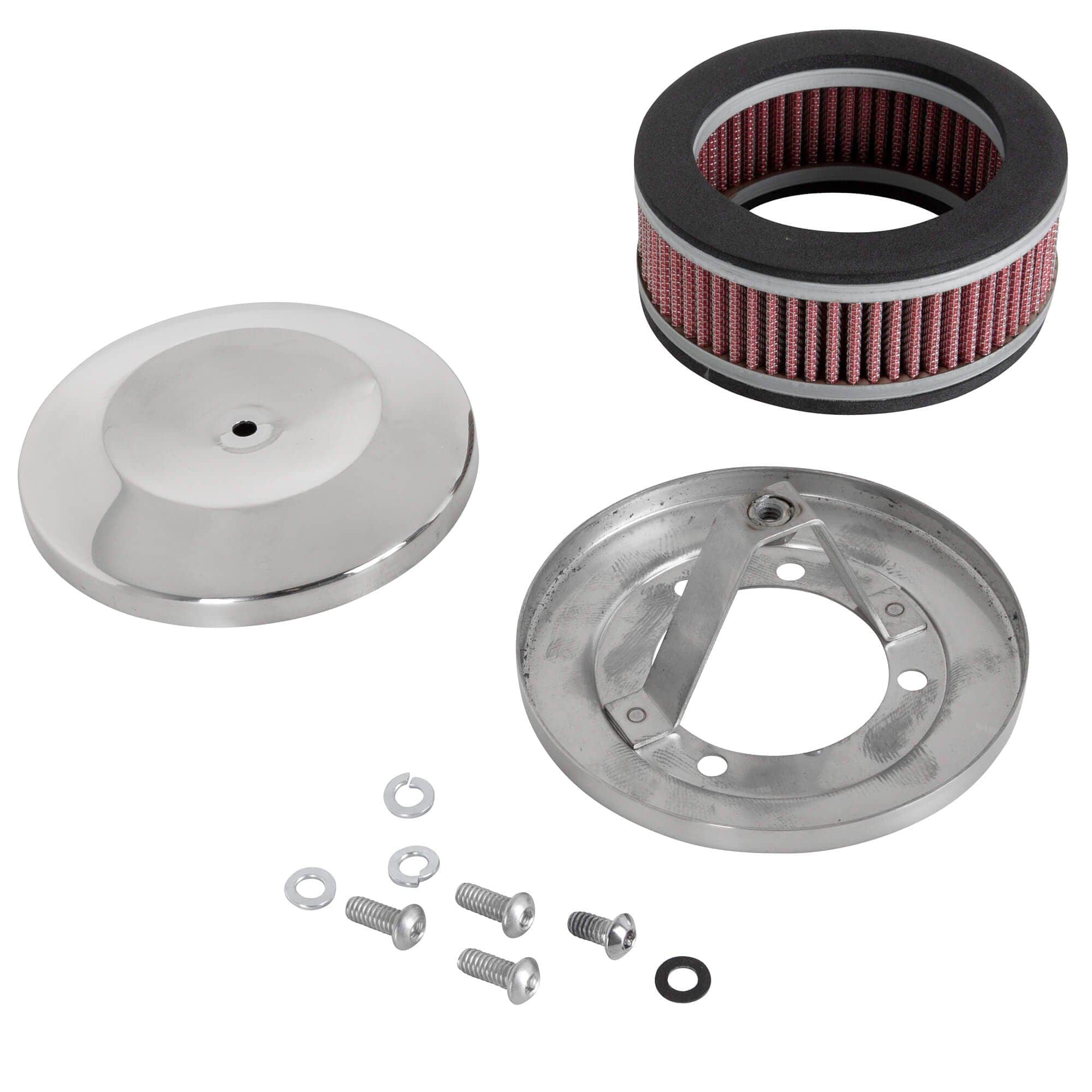 007 Stainless Air Cleaner for 1991-2022 Harley-Davidson CV Carburetor/EFI - Image 2