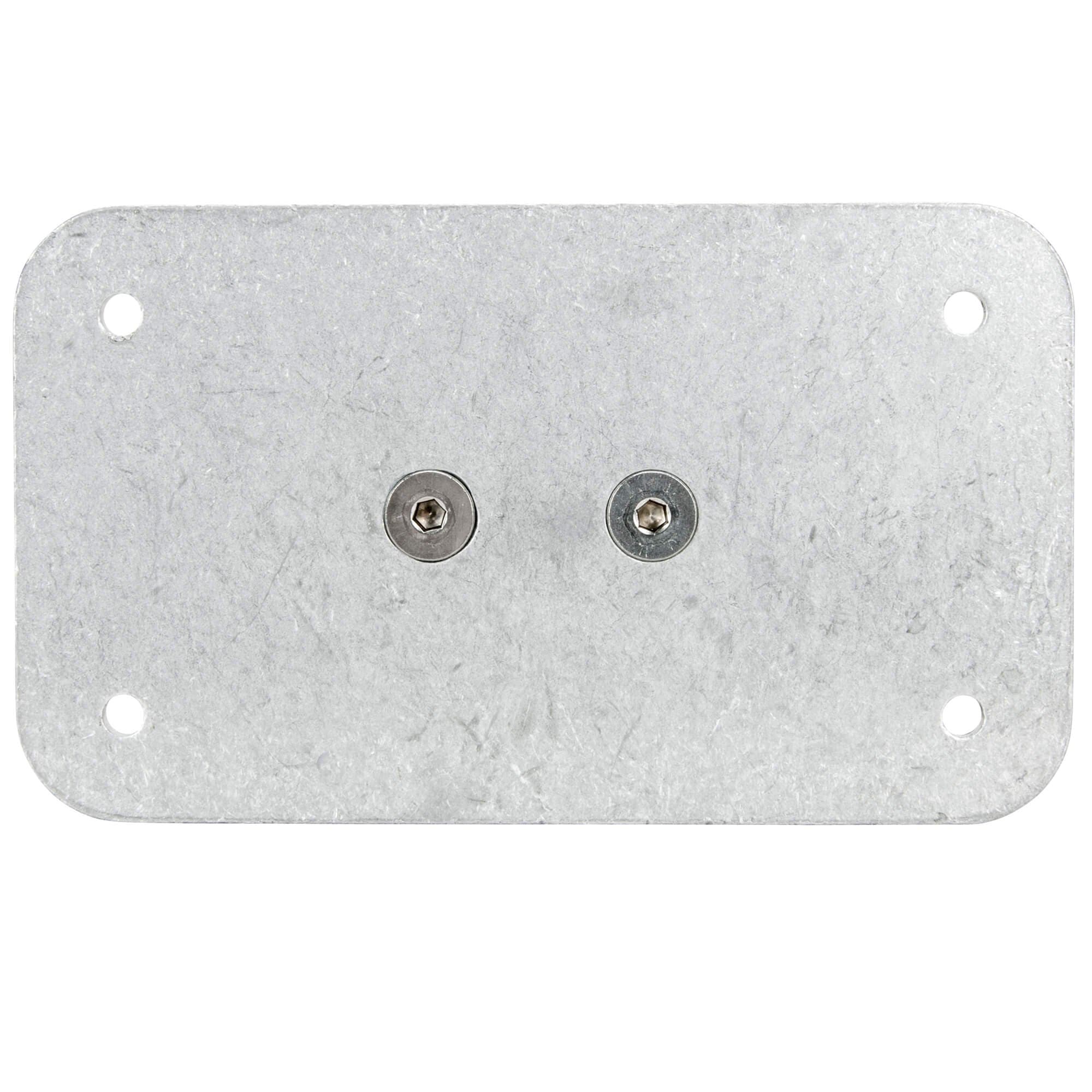 Axle Mount License Plate Bracket - 3/4 inch Axles - Vertical or Horizontal - Image 6