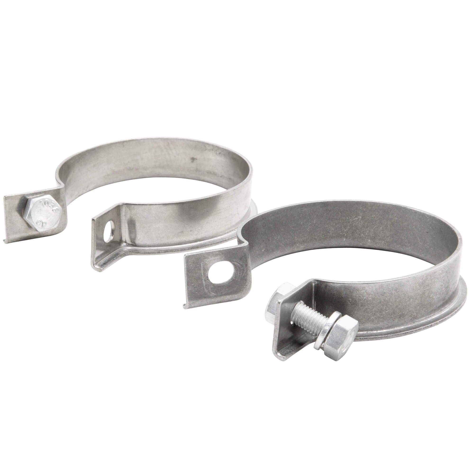 Exhaust Port Clamps 1950 - 1965 Harley-Davidson Panhead - Stainless Steel OEM #65519-48 HDW - Image 2