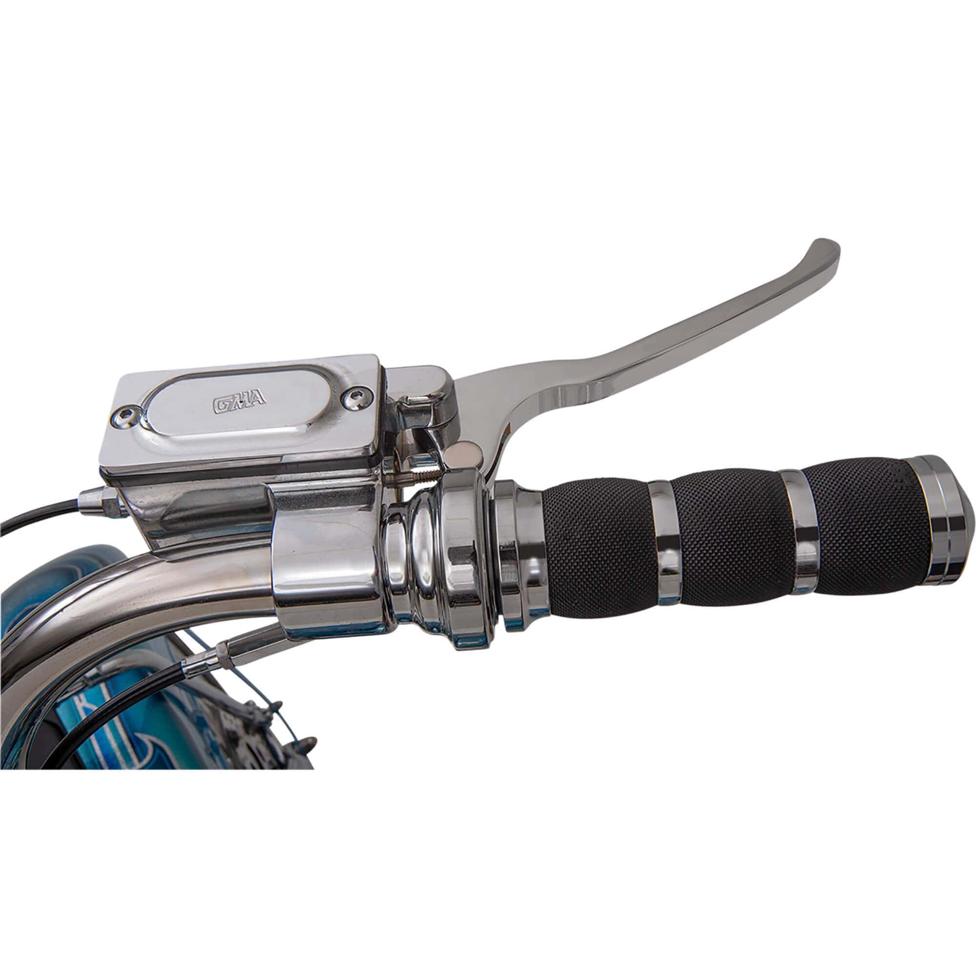 1 inch Brake Master Cylinder Assembly - Chrome - 5/8 inch Bore - Image 2