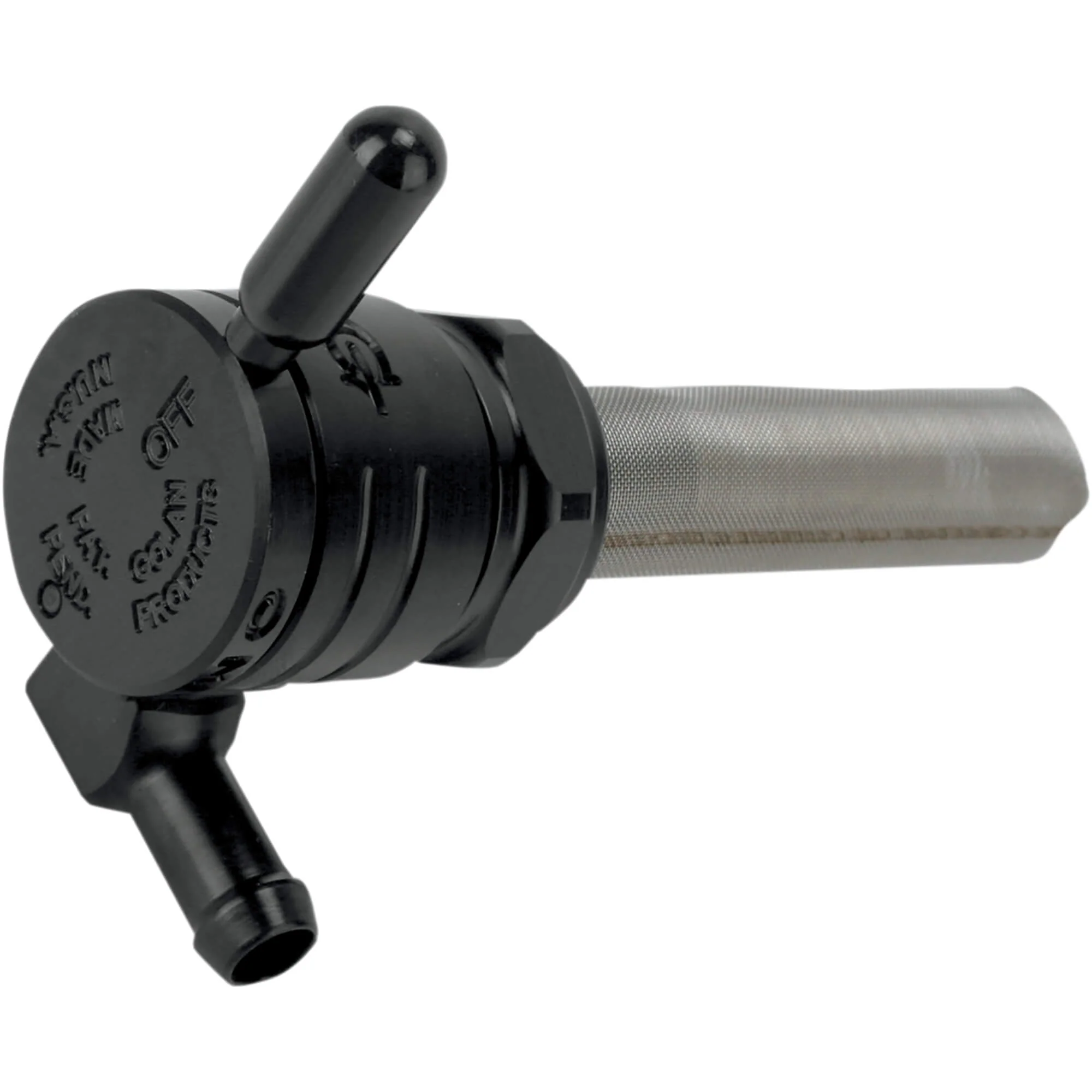 22MM Click-Slick Petcock - Round Body - Black - Backward - Image 2