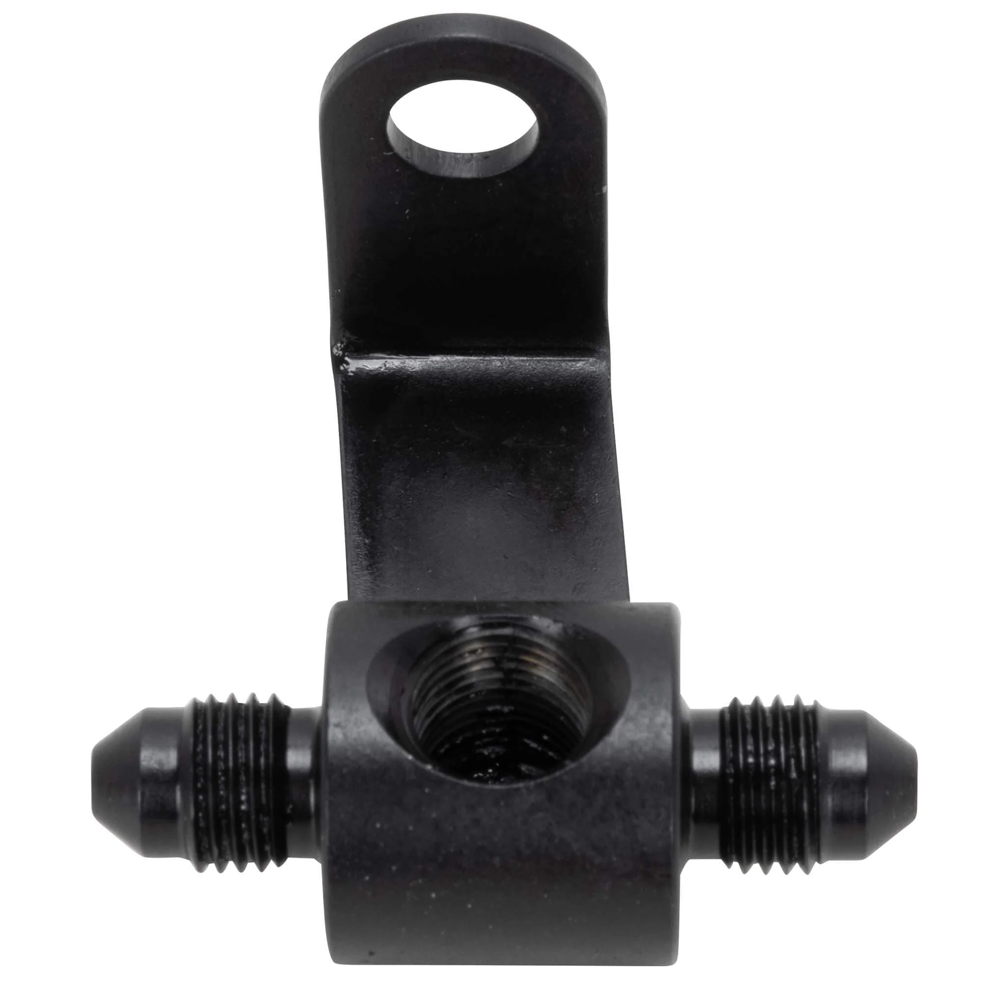 1/8 inch NPT Universal Rear Brake Tee - With Mount - Ebony
