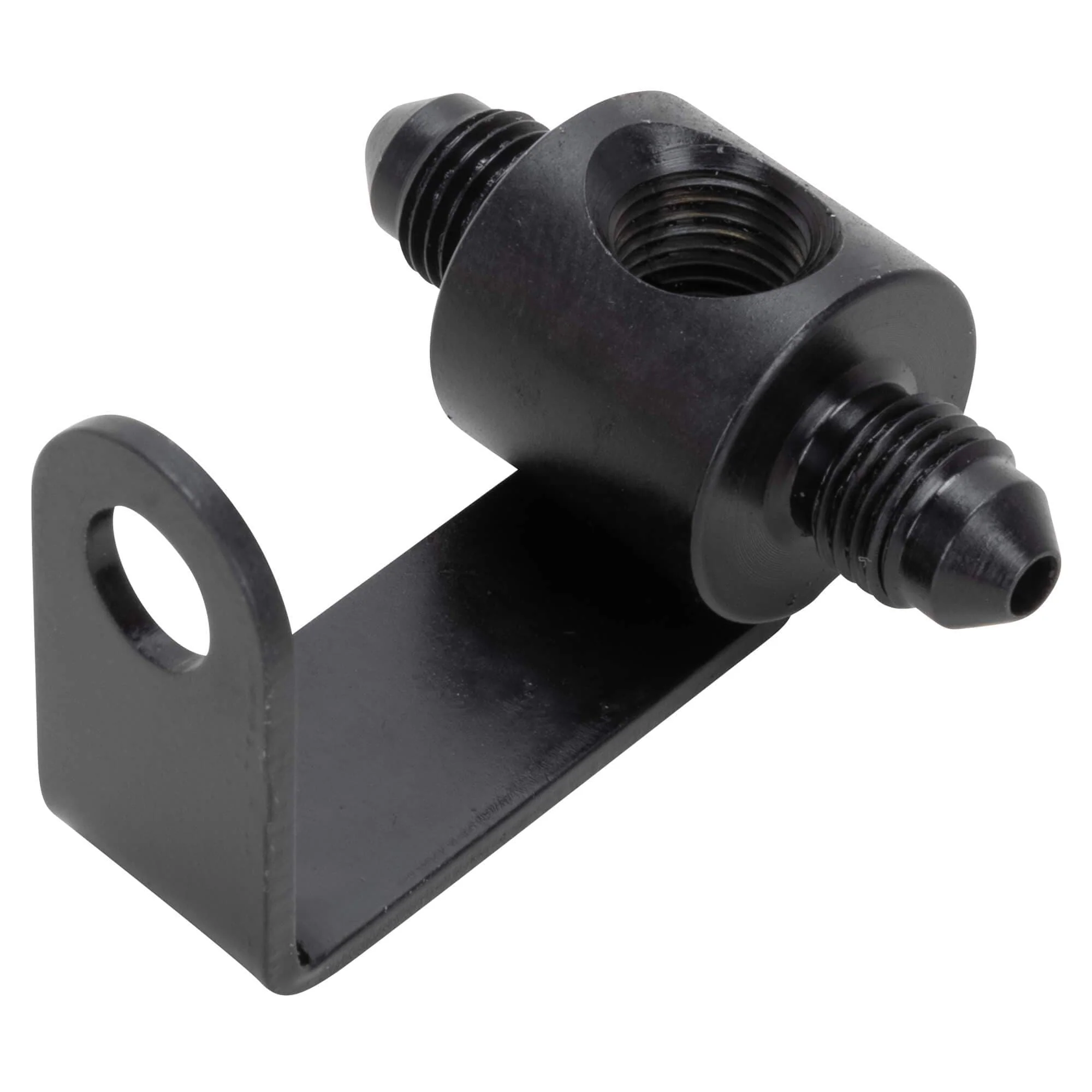 1/8 inch NPT Universal Rear Brake Tee - With Mount - Ebony - Image 2