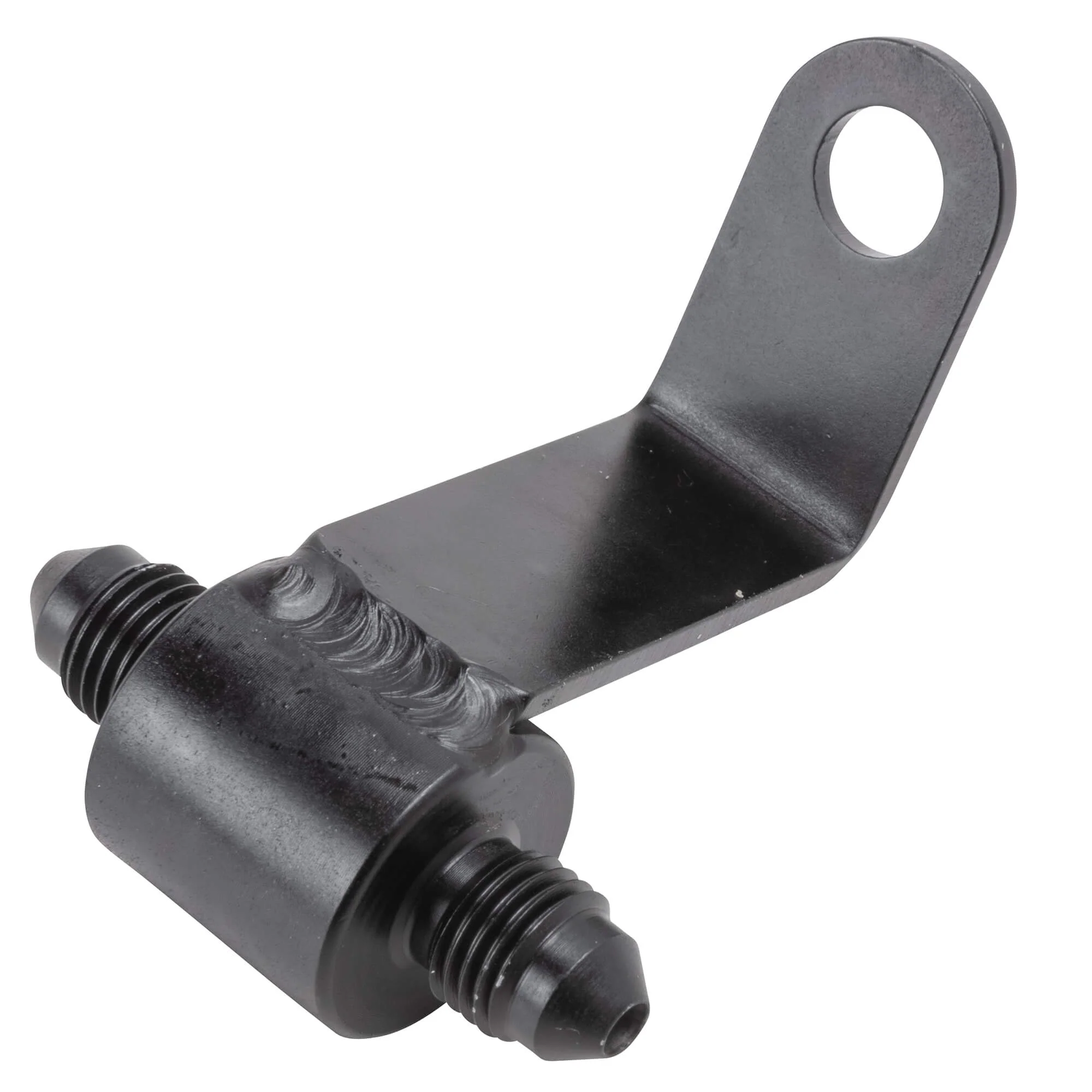 1/8 inch NPT Universal Rear XL Brake Tee - With Mount - Ebony - Image 3