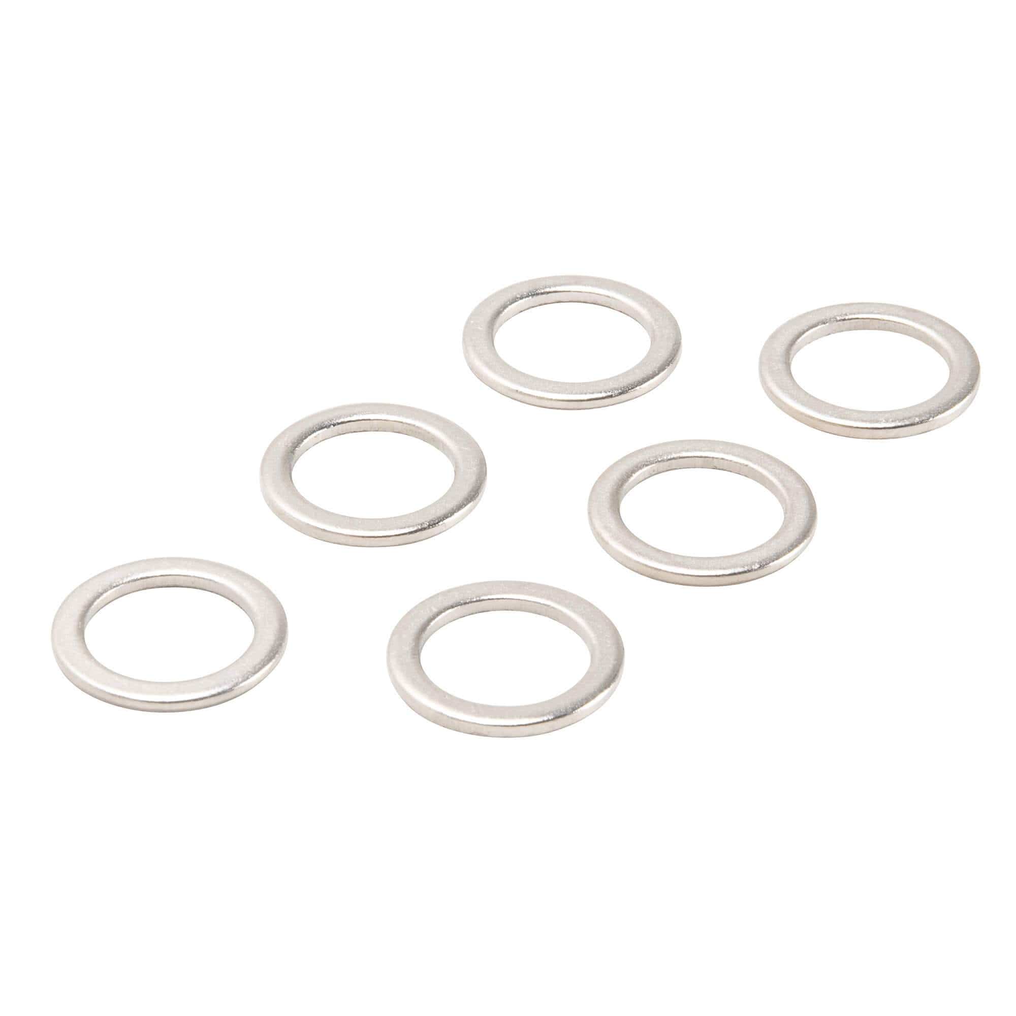12mm Aluminum Crush Washers - 6 Pack - Image 2