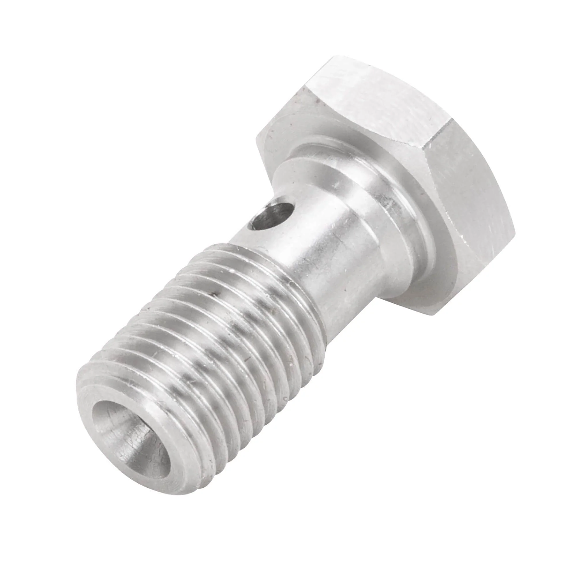 3/8-24 inch Single Banjo Bolt - Stainless Steel - Image 3