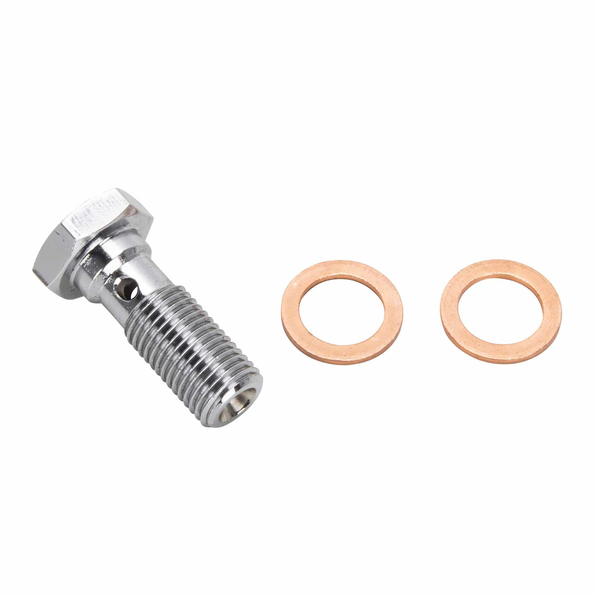 P775-03C 3/8-24 inch Single Banjo Bolt - Stainless Steel