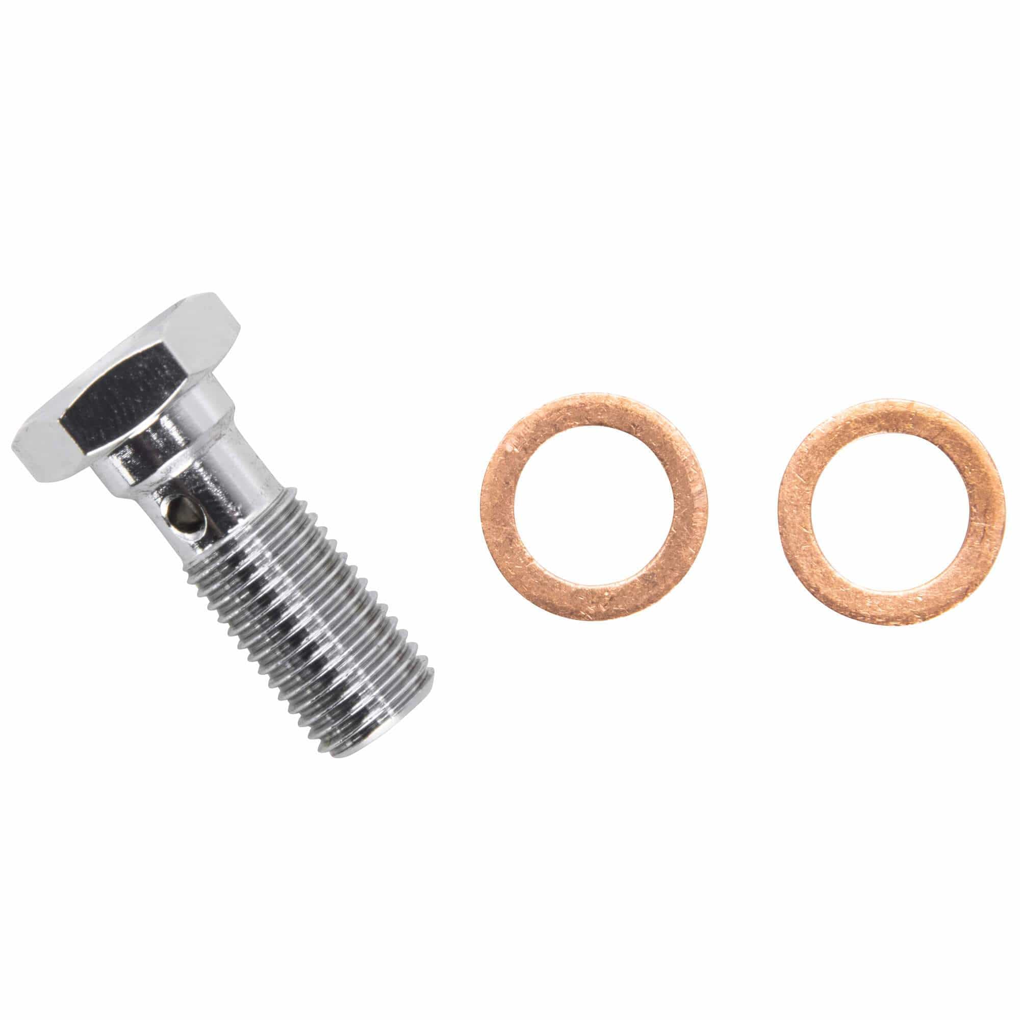 P775-03C 3/8-24 inch Single Banjo Bolt - Stainless Steel - Image 3