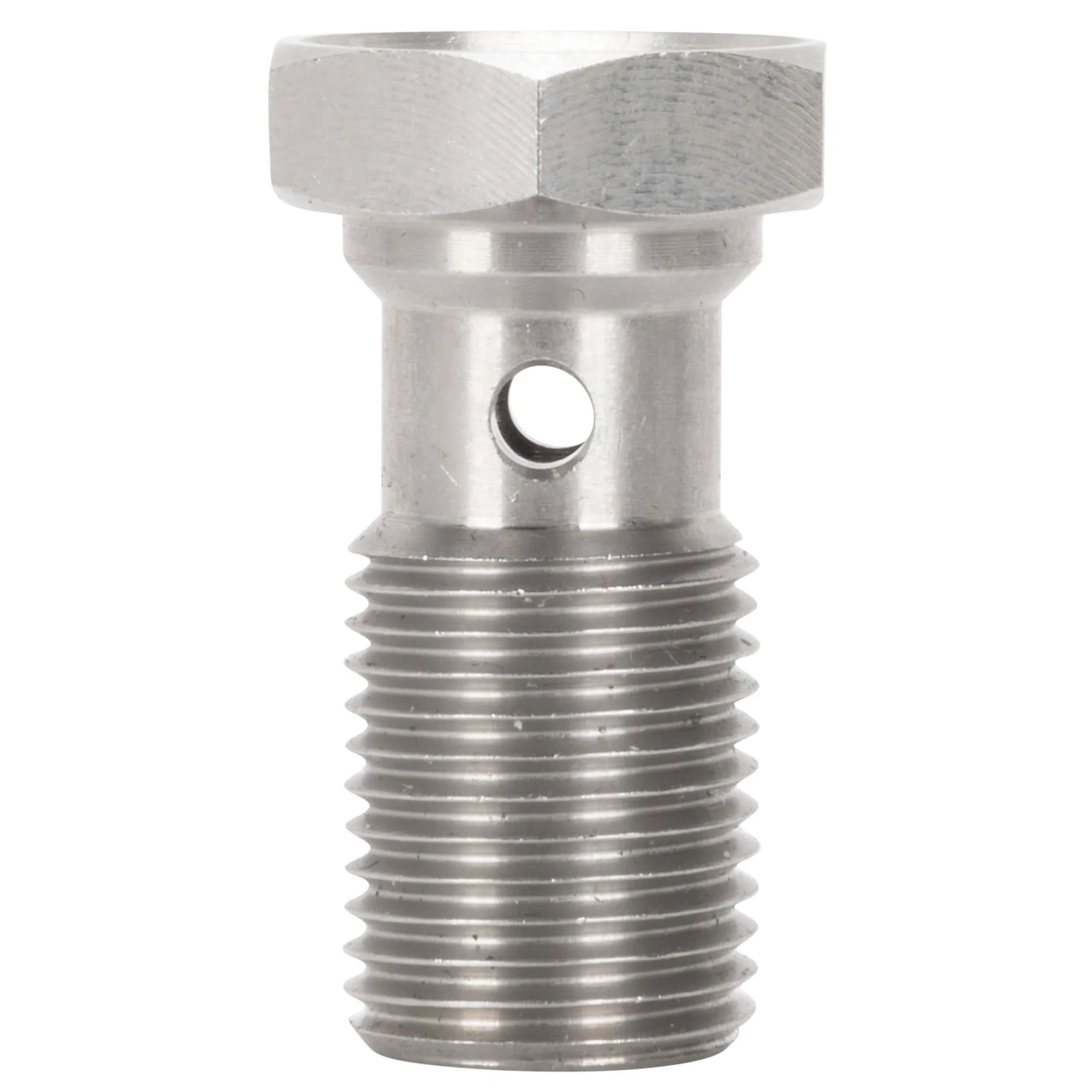 P775-44C 7/16-24 inch Single Banjo Bolt - Stainless Steel - Image 3