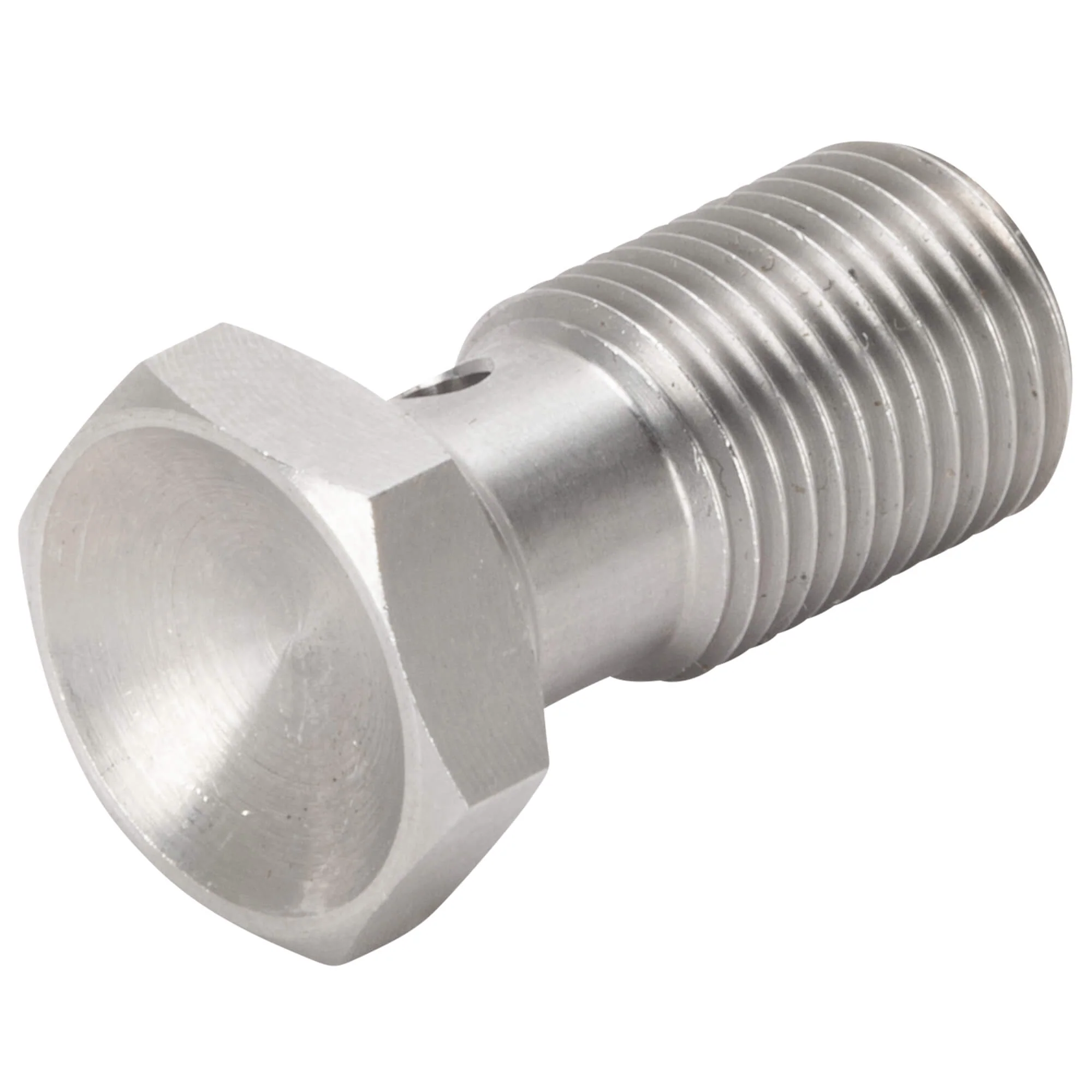 P775-44C 7/16-24 inch Single Banjo Bolt - Stainless Steel - Image 4
