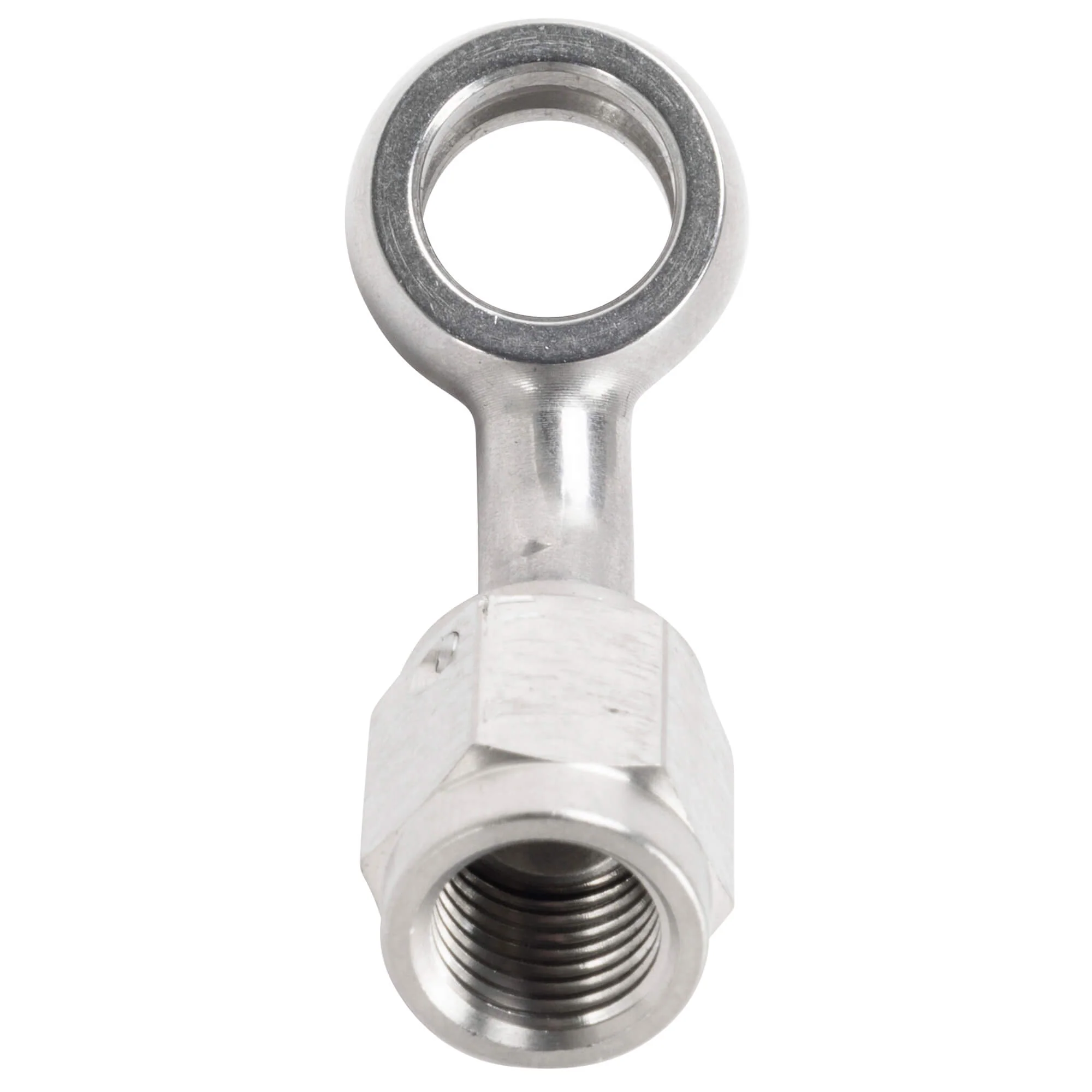 PMCHD-005C 45 Degree AN3 Female Banjo Fitting - Stainless Steel - Image 5