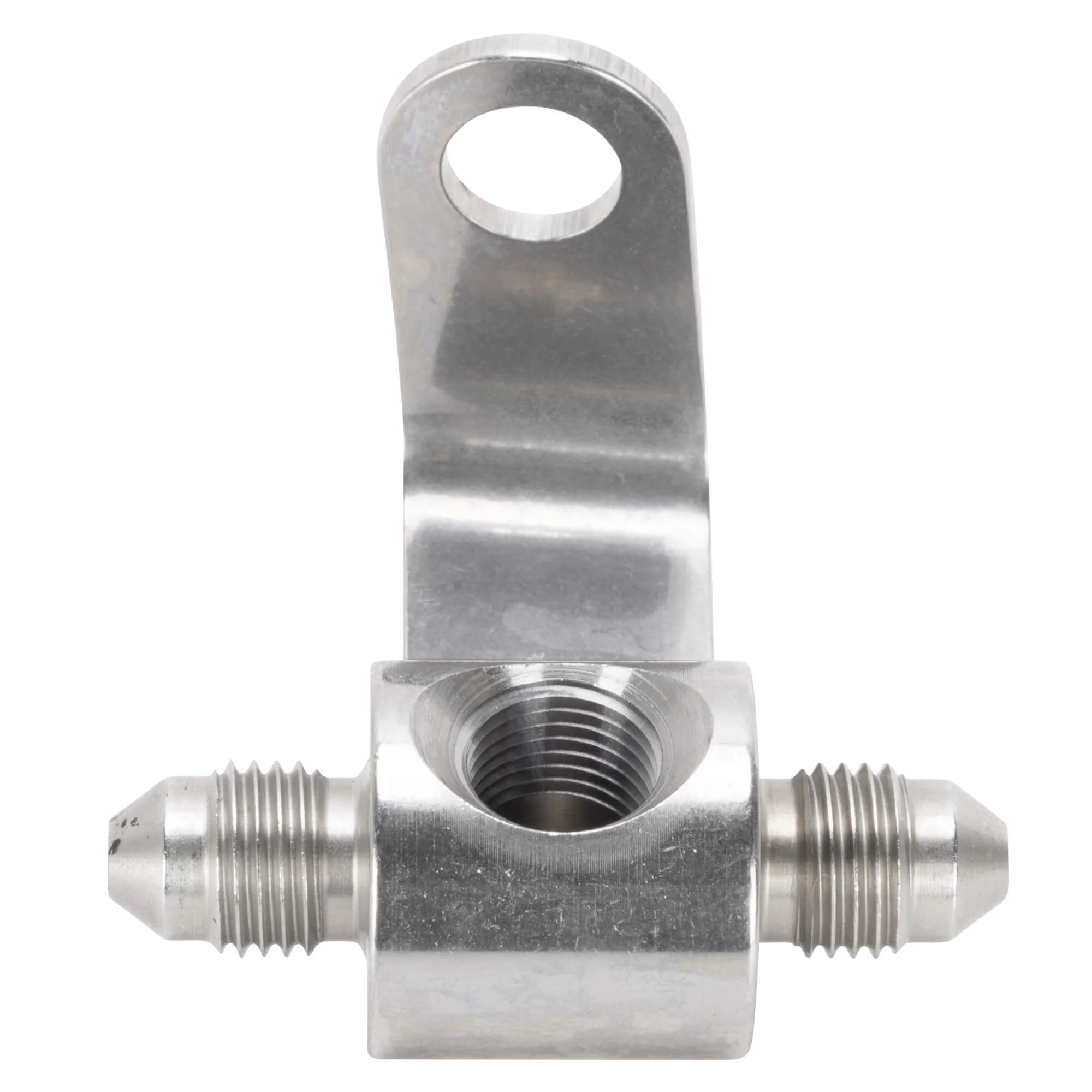 PMCHD-016C 1/8 inch NPT Universal Rear Junction Block with Brake Light Switch Mount - Stainless Steel