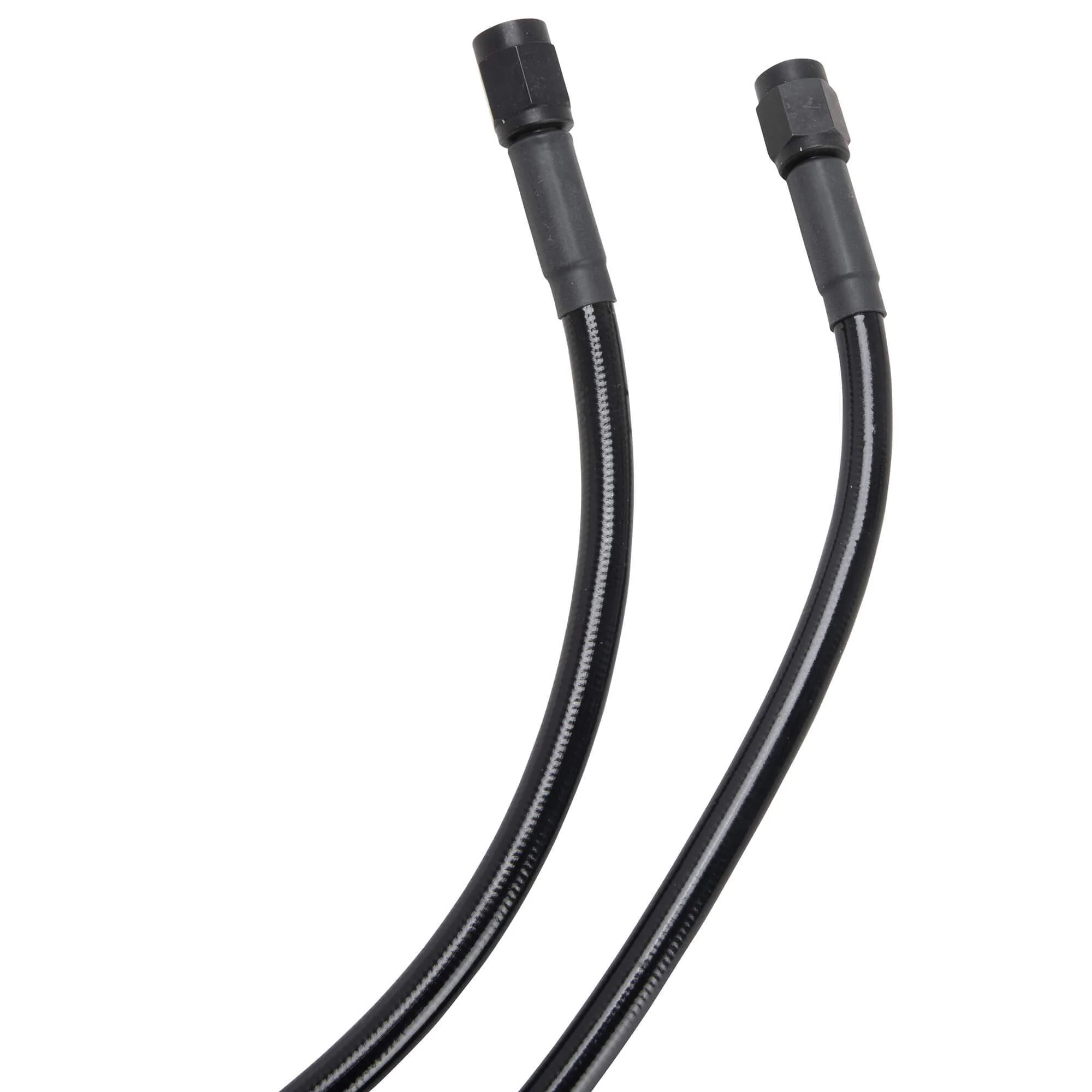Universal Braided Stainless Brake Line - 17" - Ebony - Image 3