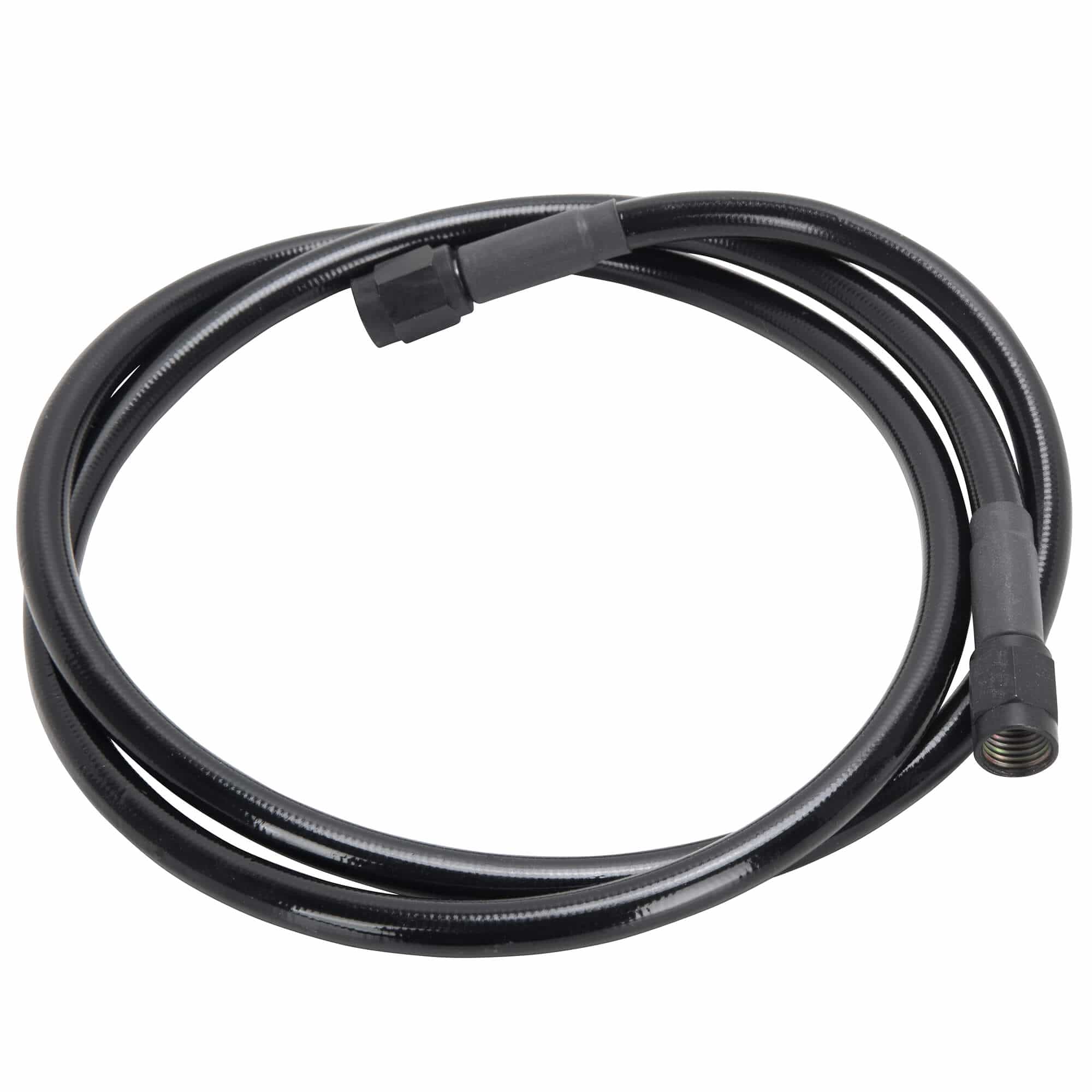 Universal Braided Stainless Brake Line - 19" - Ebony - Image 2