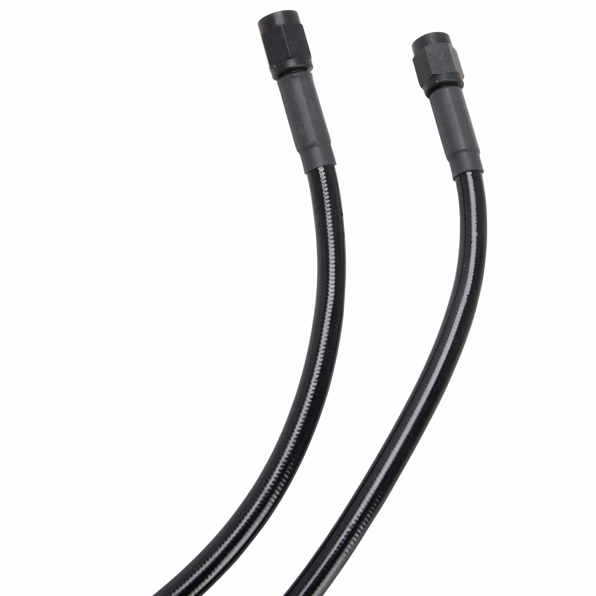 Universal Braided Stainless Brake Line - 9" - Ebony - Image 4